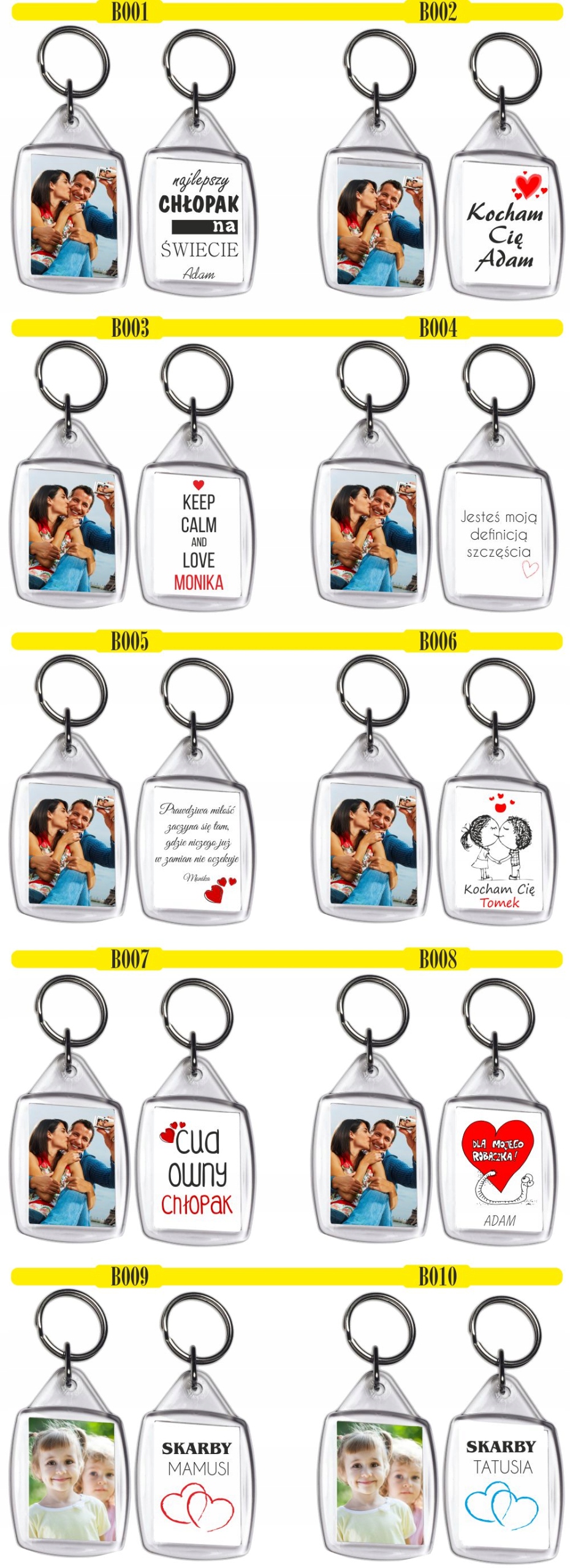 Brelok do kluczy prezent Dzień Babci i Dziadka HIT