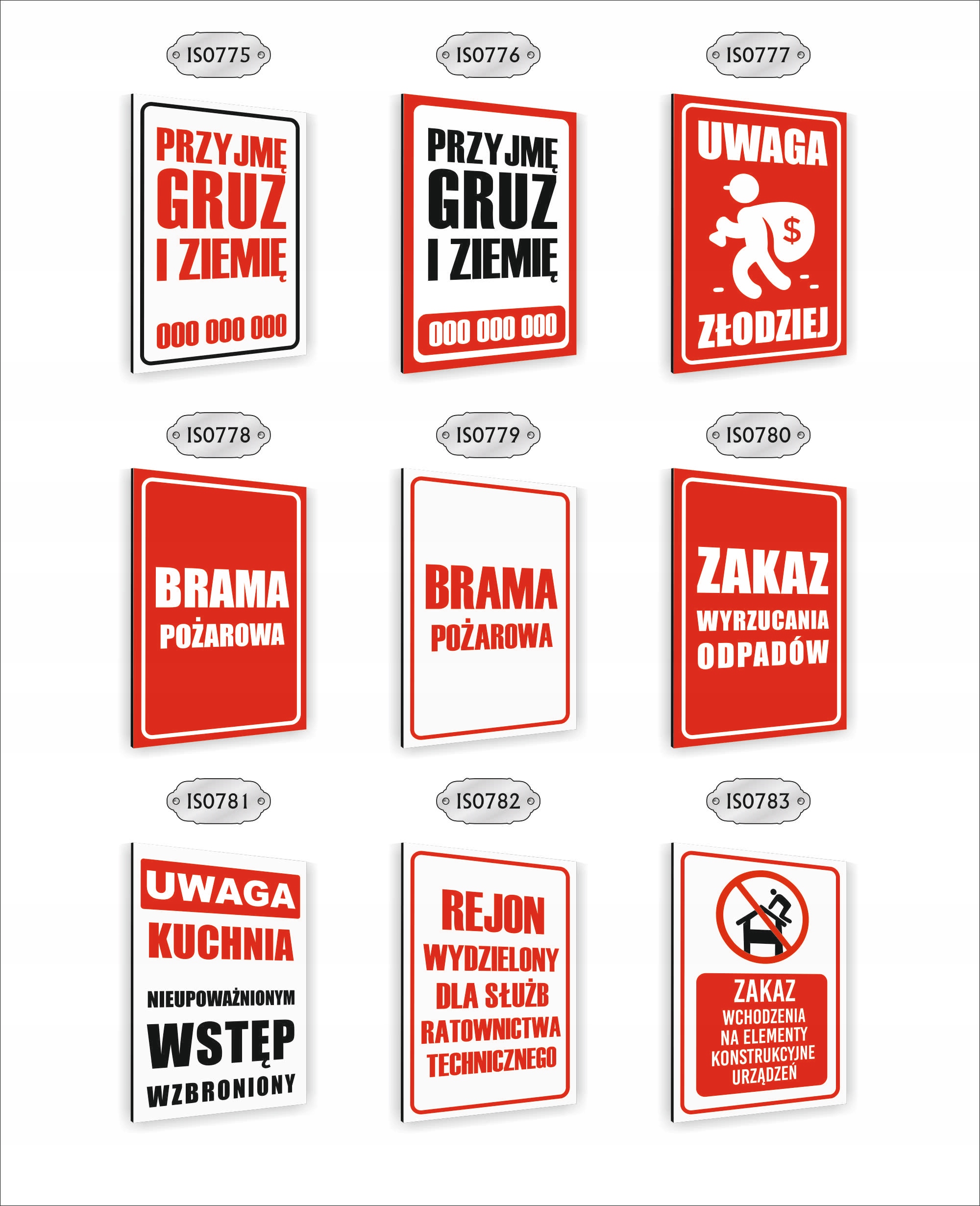 Tabliczka znak informacyjny dibond 40x30 ZAKAZ PICIA WODY nadruk UV