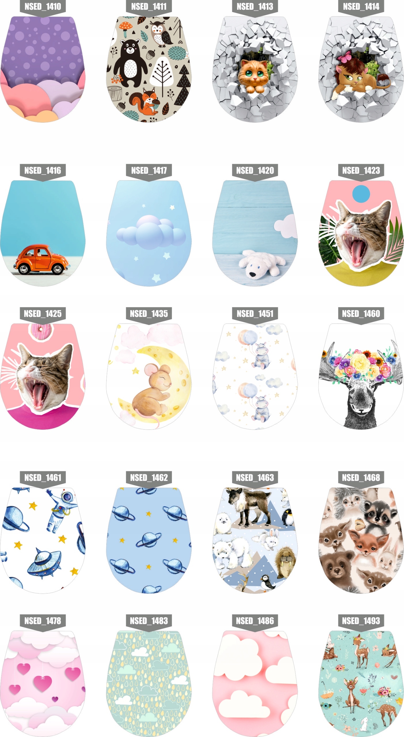 Naklejka Skin Mata na deskę klozetową WC toaletę