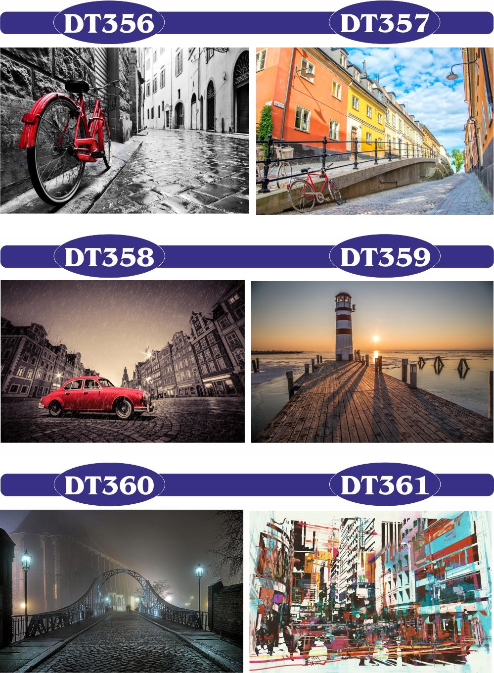 FOTOTAPETA 3D uliczka miasta mosty Paryż Eiffla