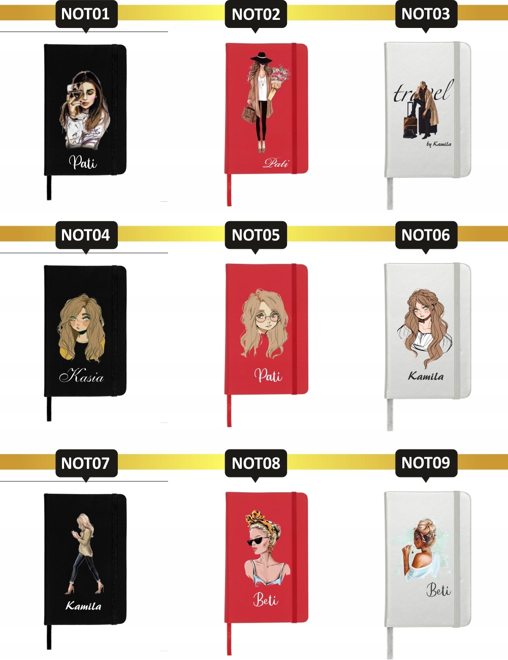 Notes A5 pomoc drogowa TWÓJ NAPIS personalizacja