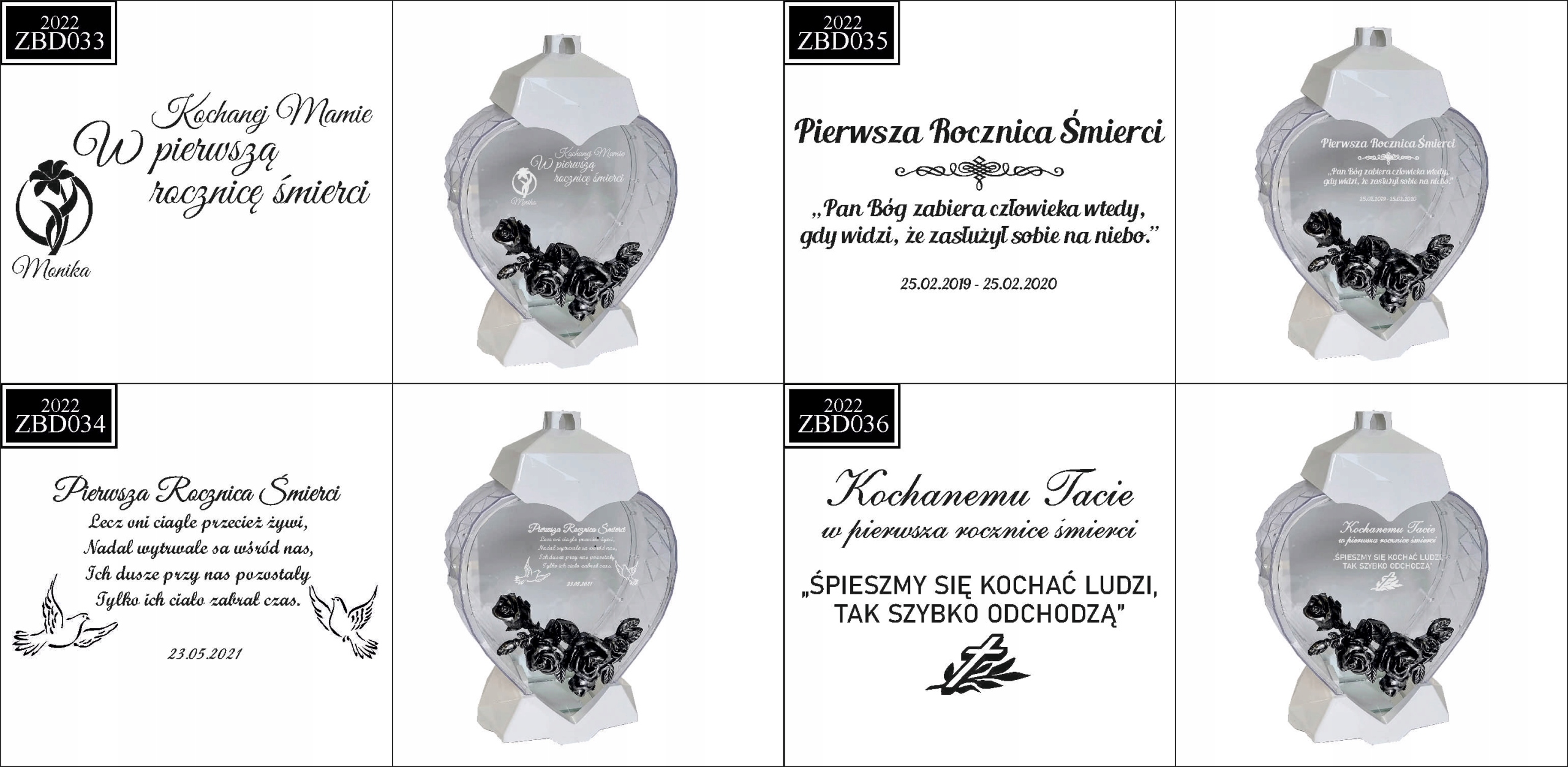 EKSKLUZYWNY ZNICZ SERCE biały personalizowany GRAWER DLA SZWAGIERKI