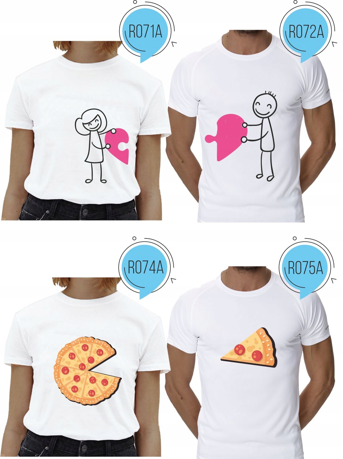 Koszulka DLA PAR miłość WALENTYNKI ROCZNICA