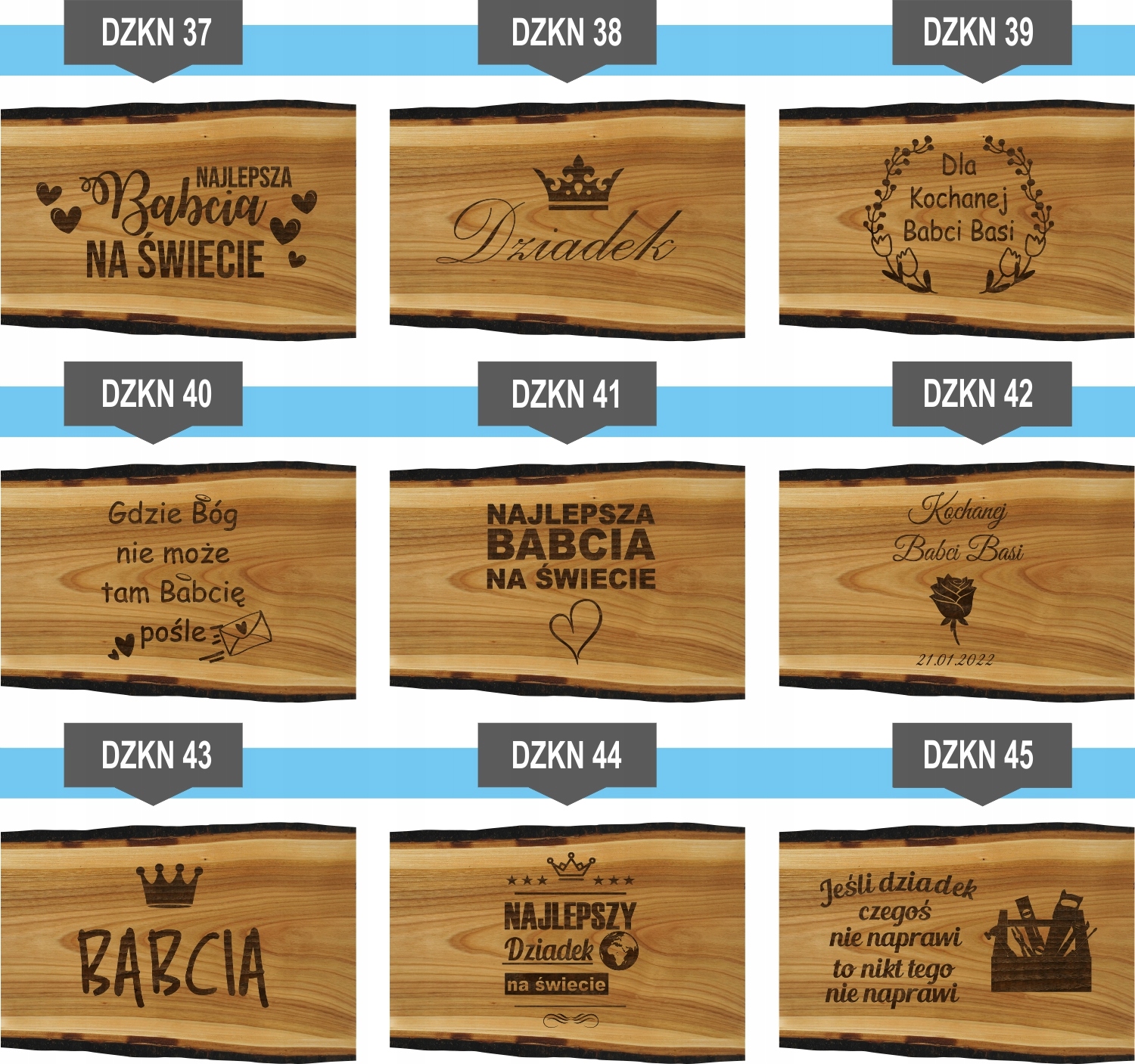 Deska grawer dla DZIADKA DZIADZI z imieniem GIFT