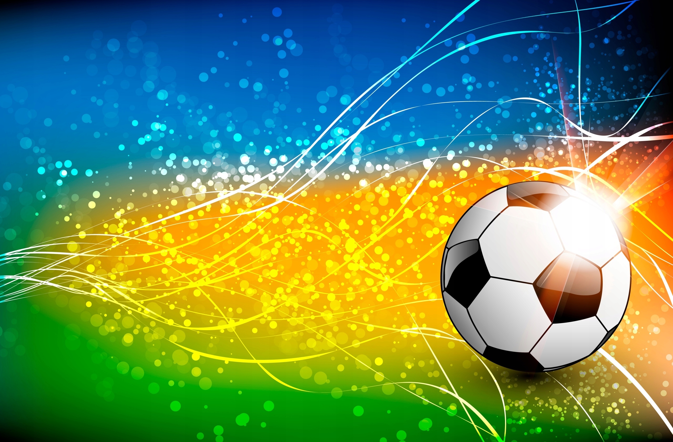 FOTOTAPETA KOLOROWA PIŁKARSKA PIŁKA NOŻNA