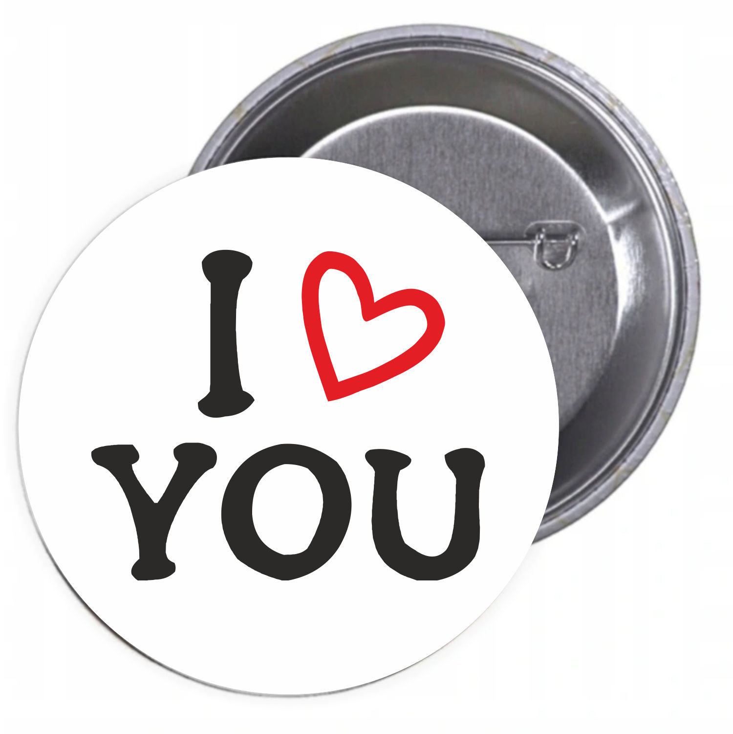 Przypinki buttony DZIEŃ KOBIET I LOVE YOU