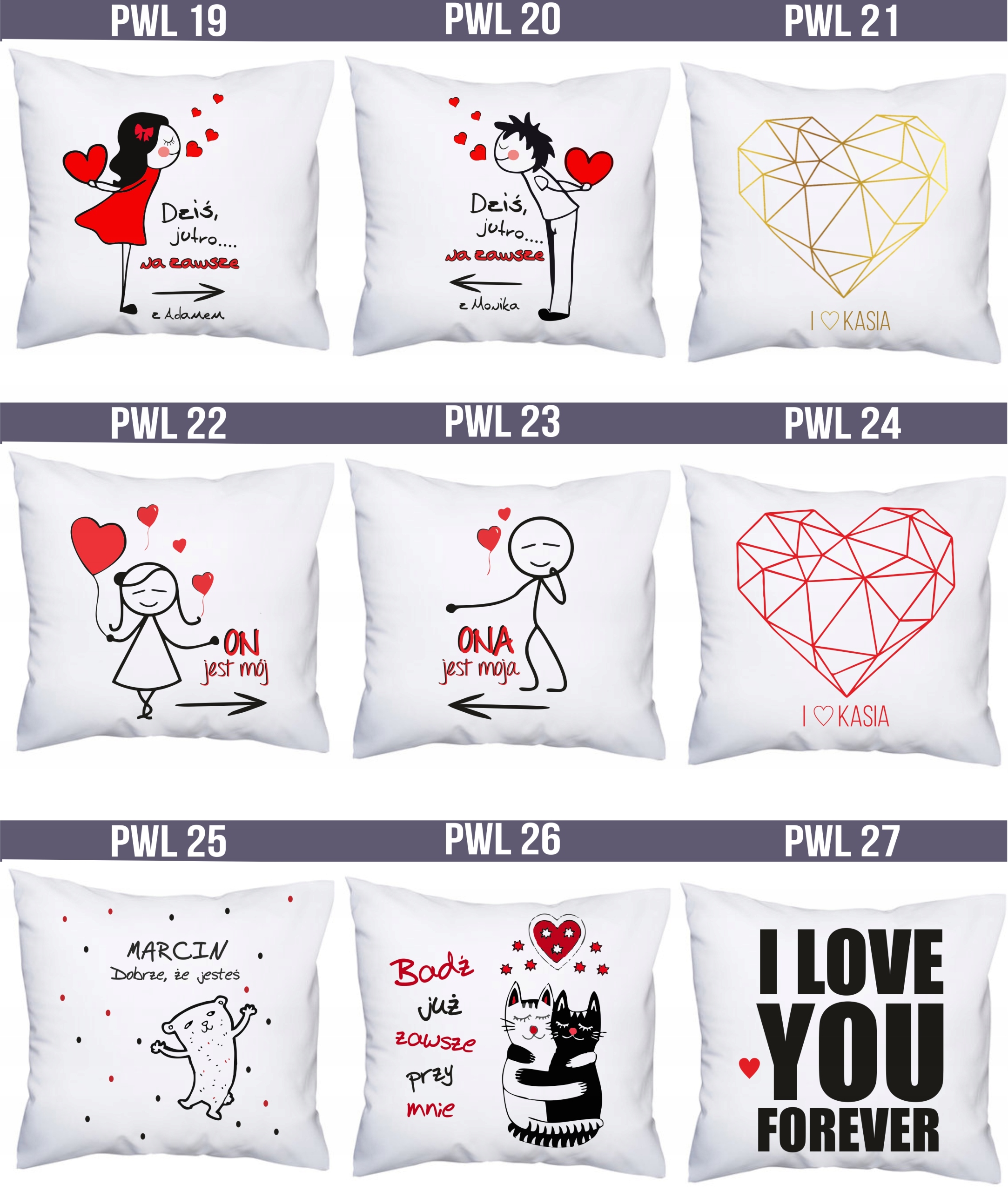 FOTO PODUSZKA WALENTYNKI 2019 dla ukochanej HIT!