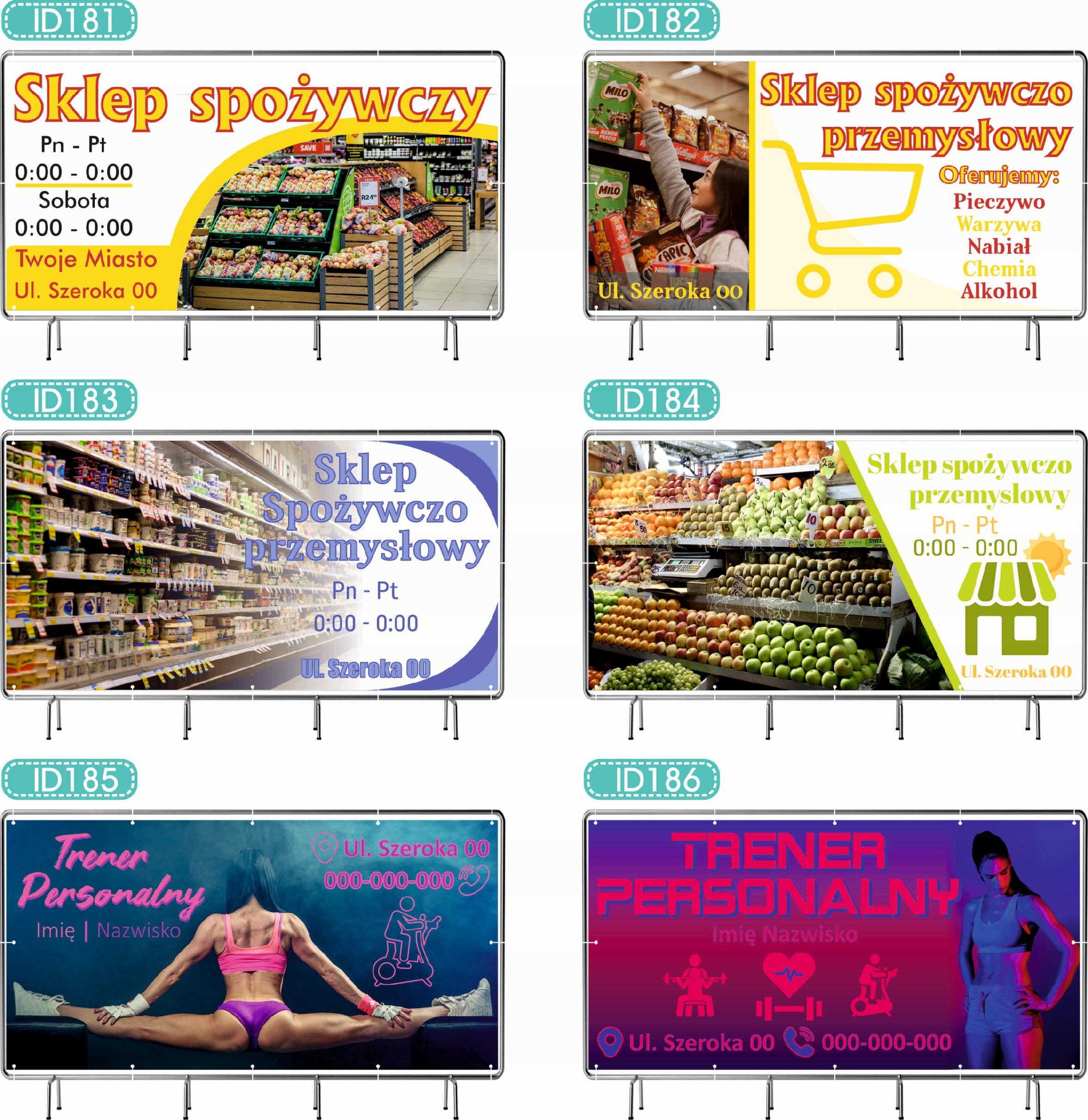 BANER REKLAMOWY 130x80cm projekt w cenie WYMIANA BUTLI PROPAN BUTAN