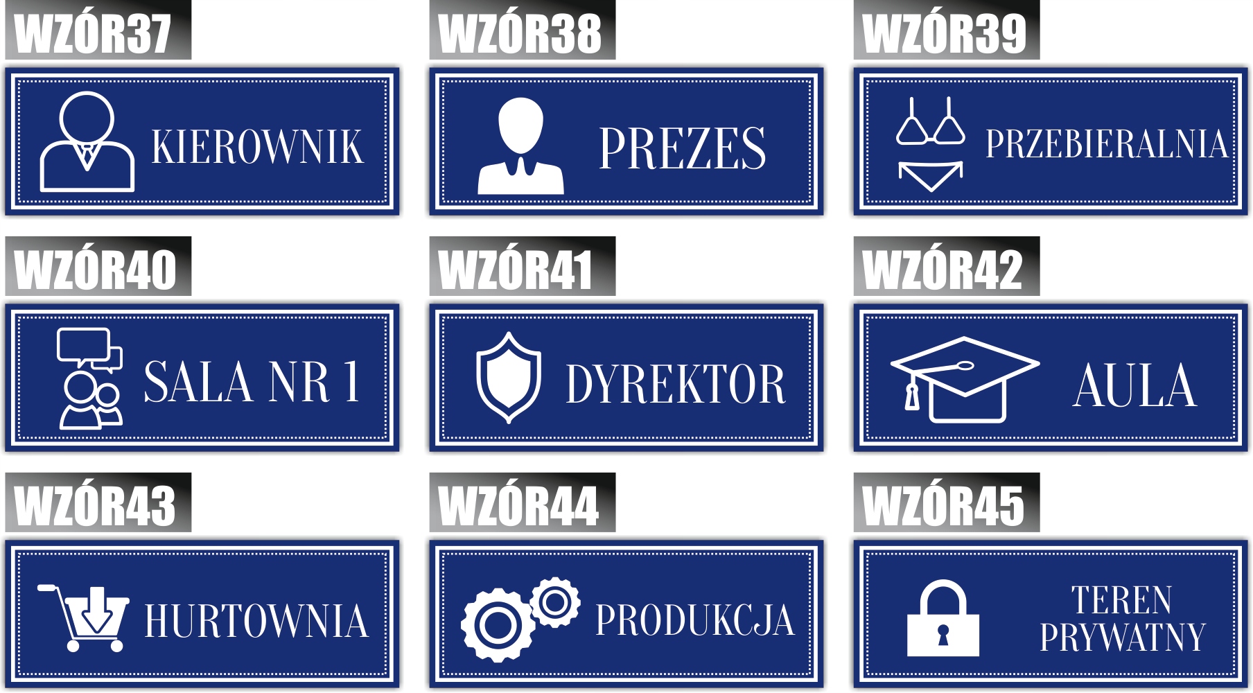 Tabliczka nierdzewana grawer MAGAZYN