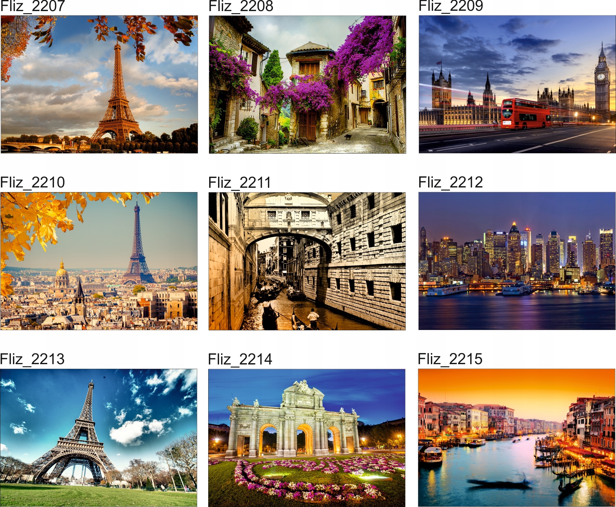 FOTOTAPETA PARYŻ RYSUNEK WIEŻA EIFFLA