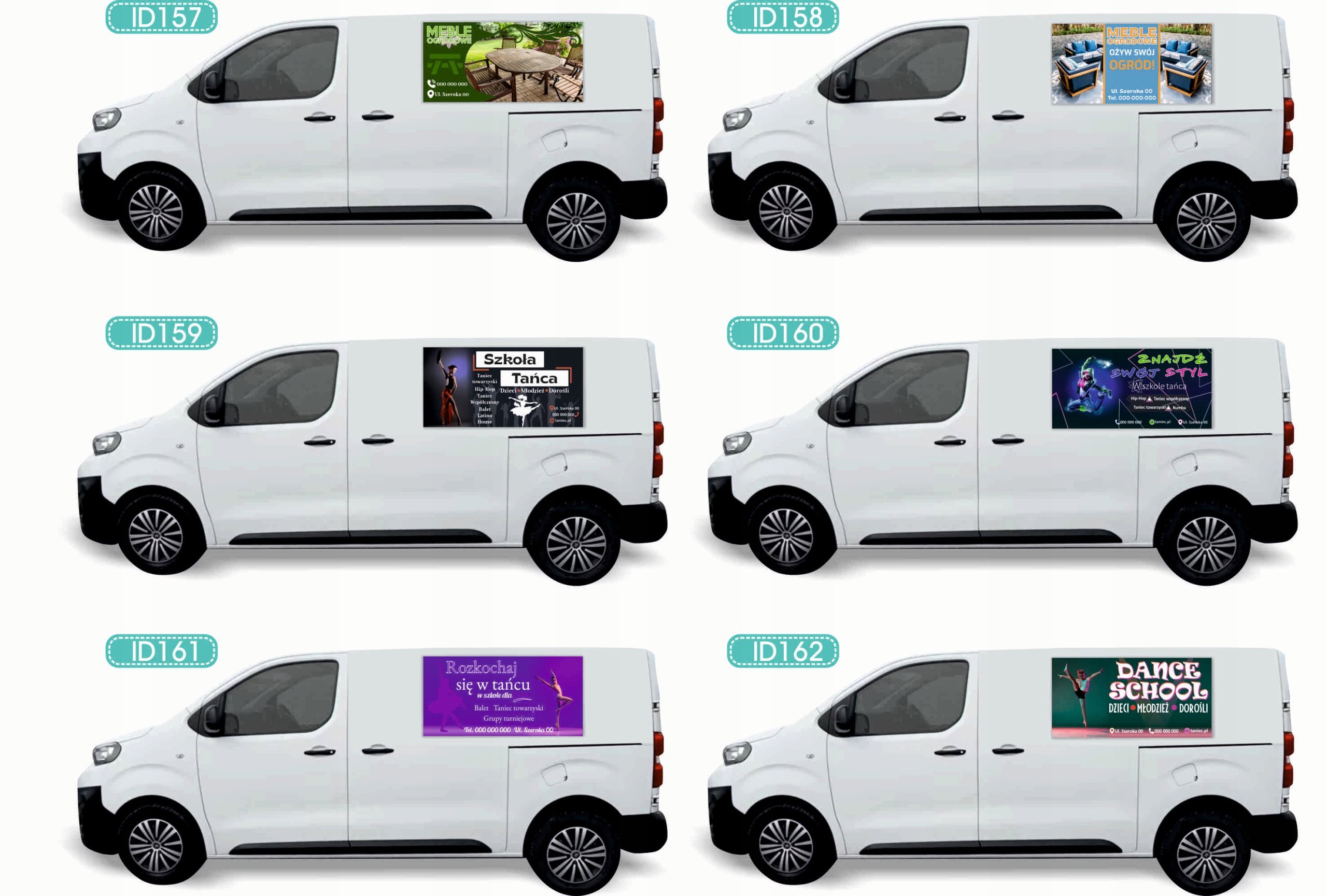 Reklama Naklejka na samochód WIELE RÓŻNYCH WZORÓW do wyboru ADWOKAT