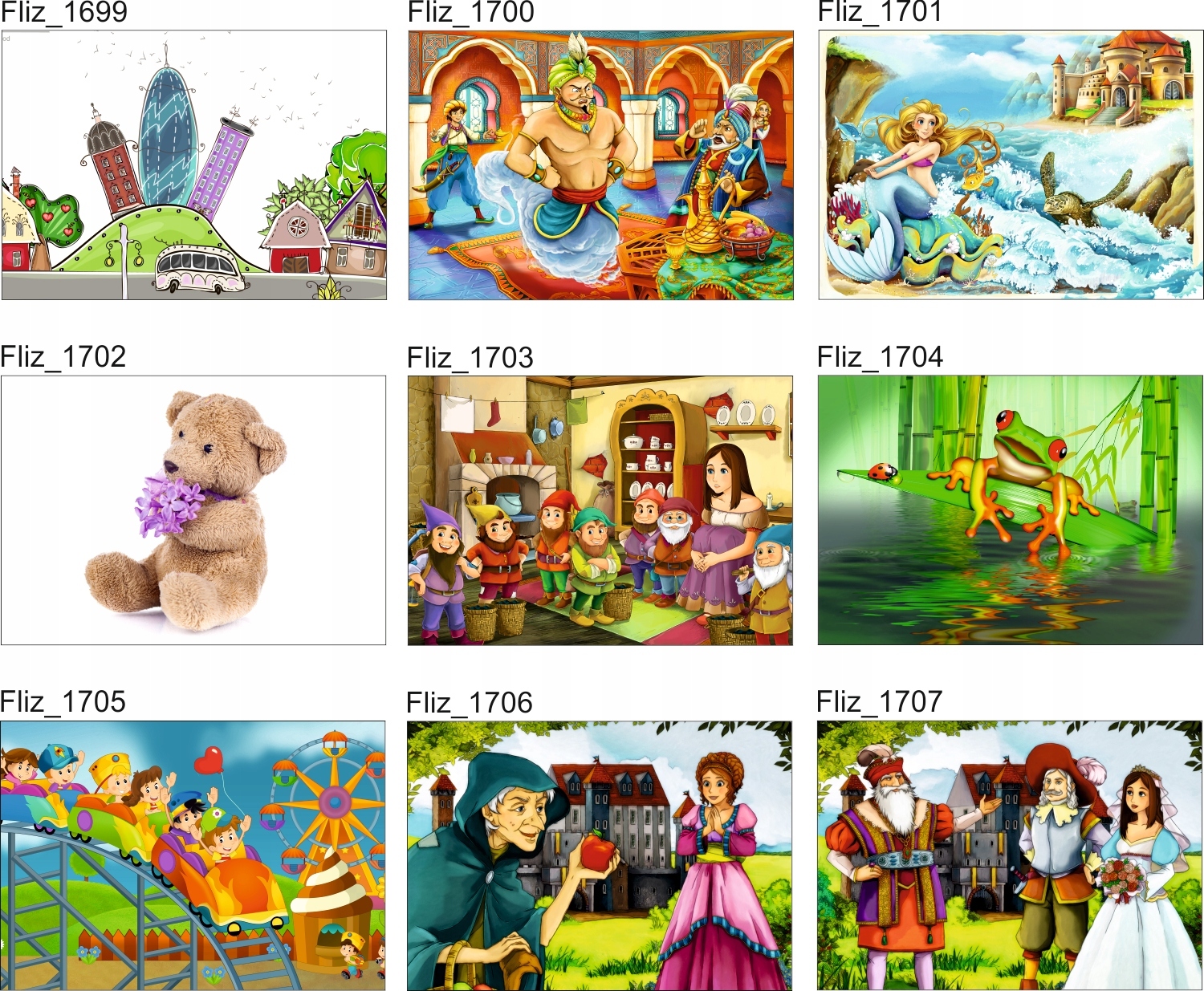 FOTOTAPETA dziecięca KWIATKI KSIĘŻNICZKA 380x256