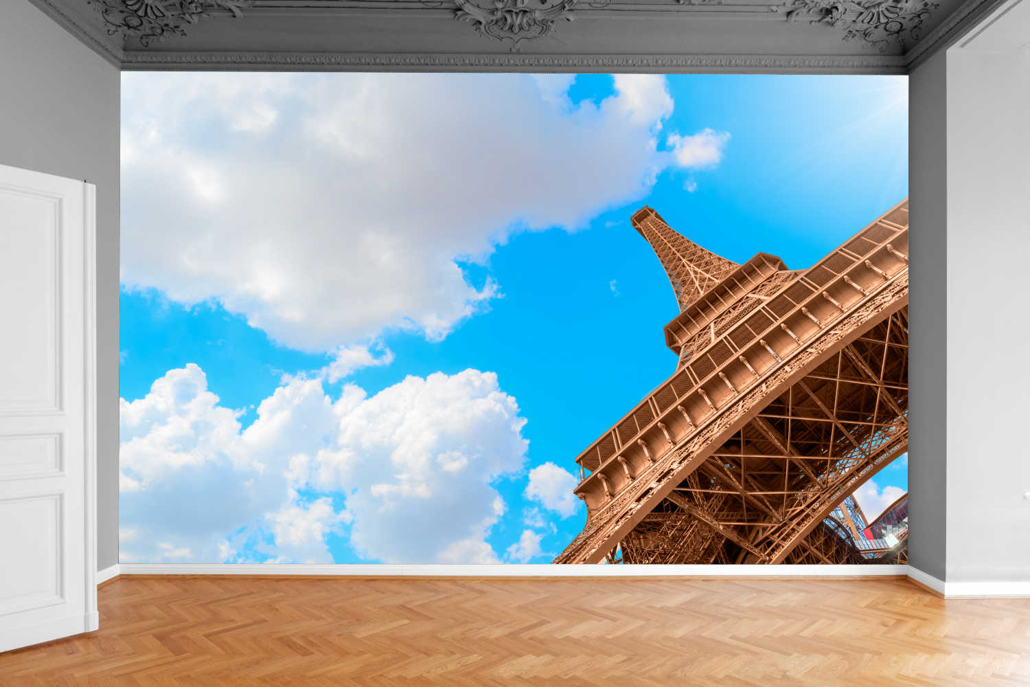 Fototapeta NIEBO CHMURY WIEŻA EIFFLA 300x210