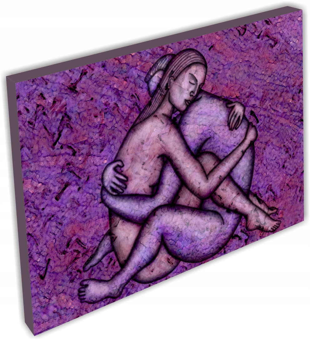 OBRAZ glamour kobieta usta akt do sypialni 120x80