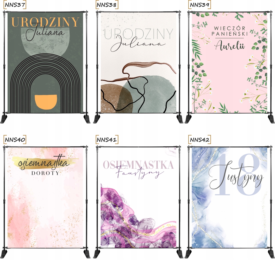 TŁO ścianka FOTO sylwestrowa PERSONALIZOWANE