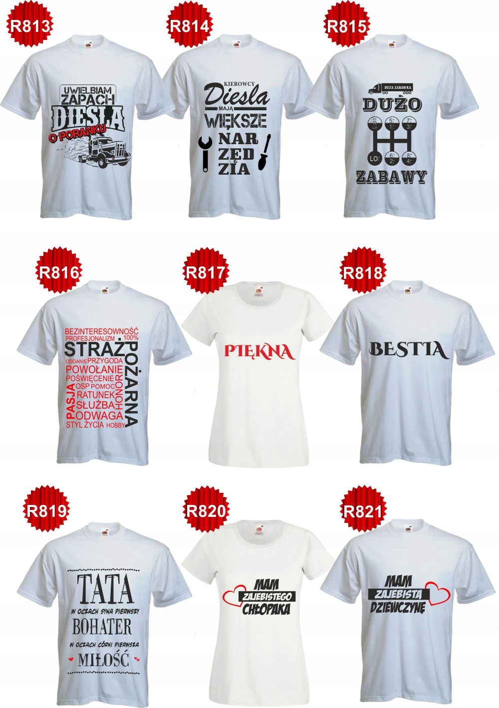 koszulka DLA PAR mąż idealnej żony PREZENT