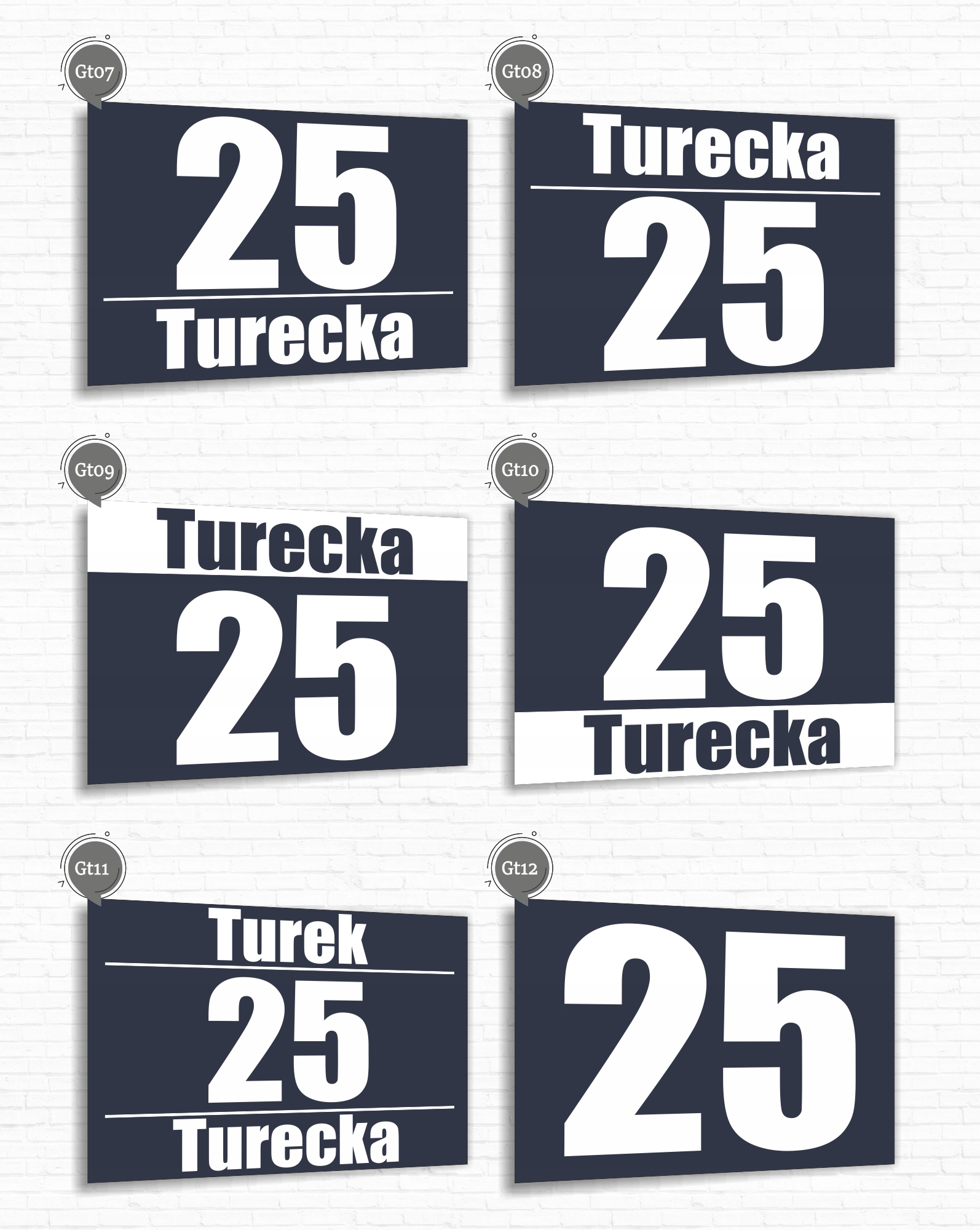 Tabliczka Tablica ADRESOWA Numer domu 20x15 cyfry ulica dibond antacyt