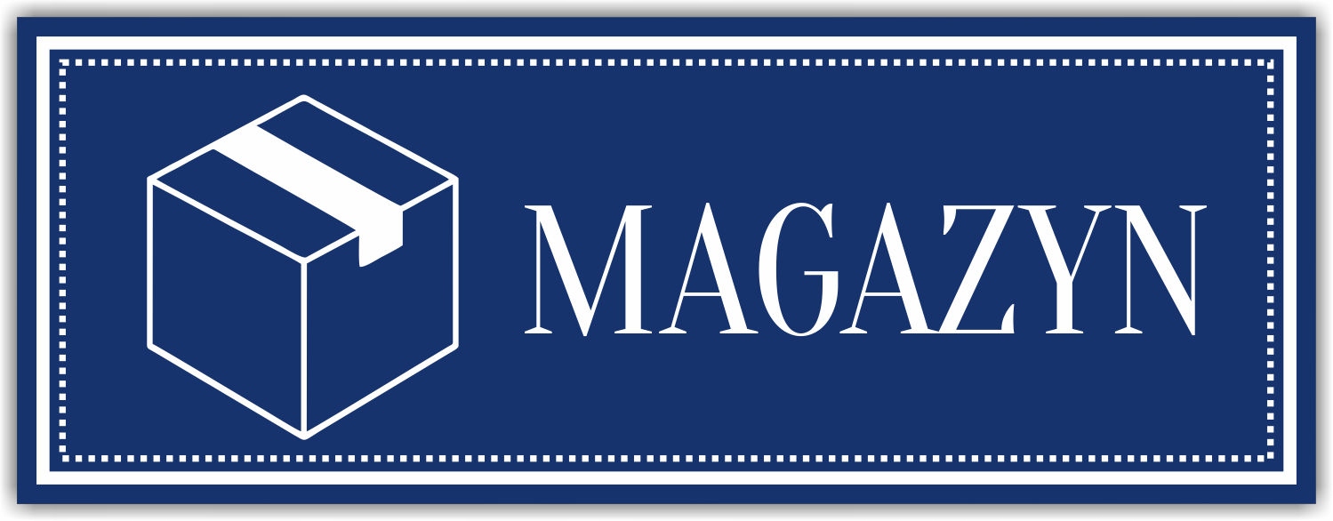 Tabliczka nierdzewana grawer MAGAZYN