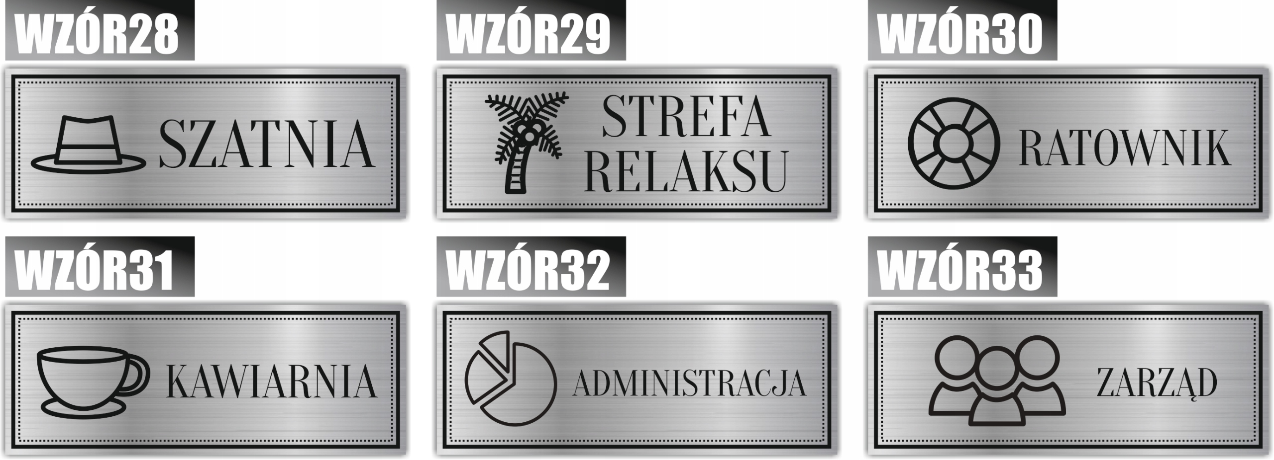 Tabliczka Grawerowana piktogram WYJŚCIE SCHODY