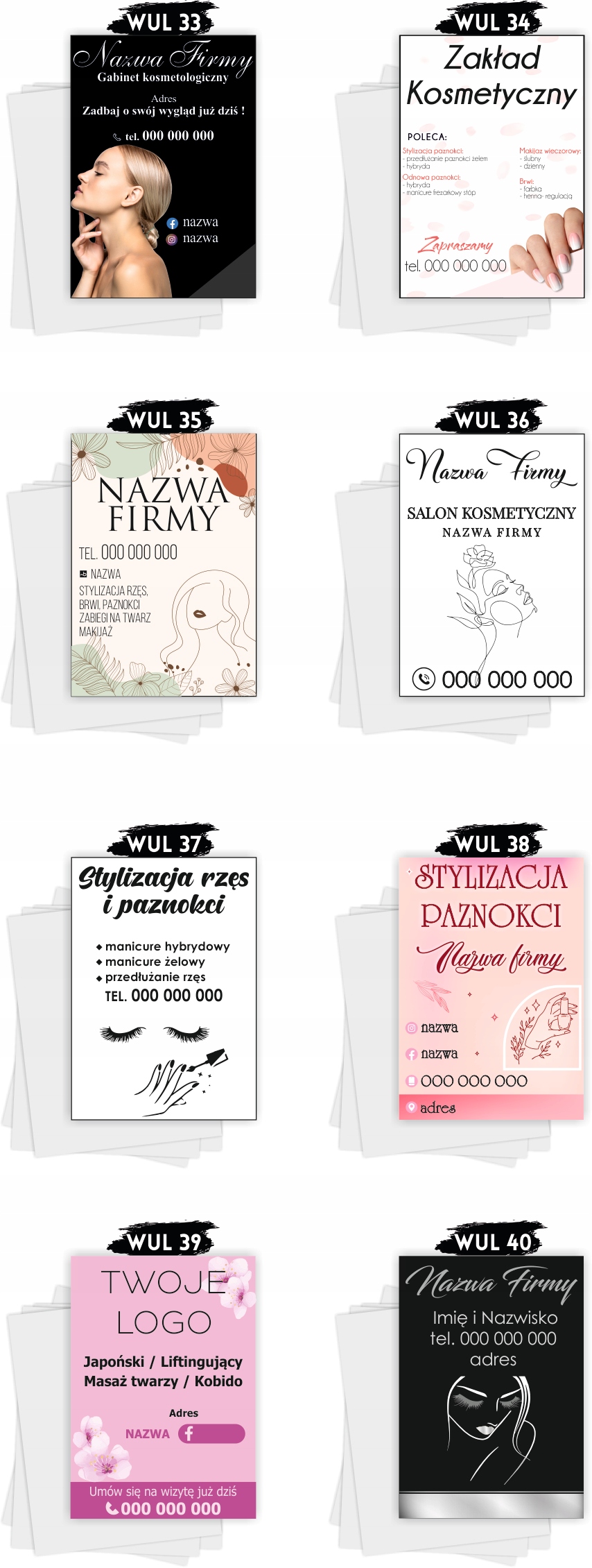 Ulotki A4 reklamowe firmowe 1000 sztuk wiele wzorów SPRZEDAŻ MIODU