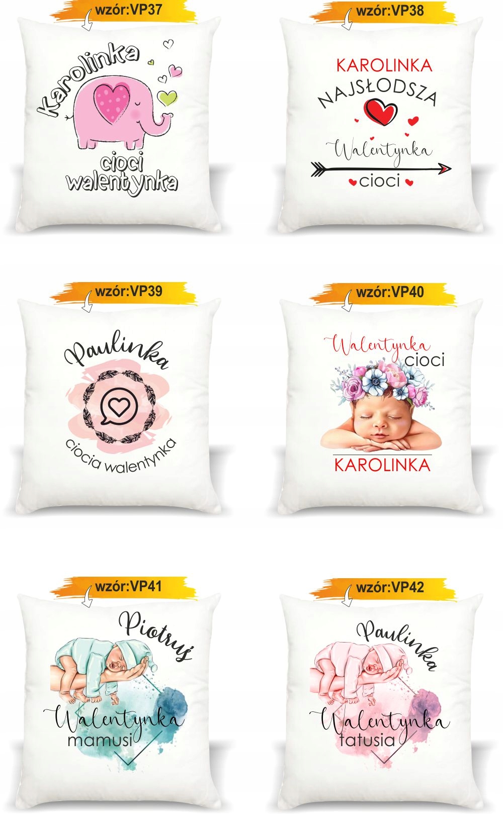 PODUSZKA PREZENT na Walentynki do pracy szkoły