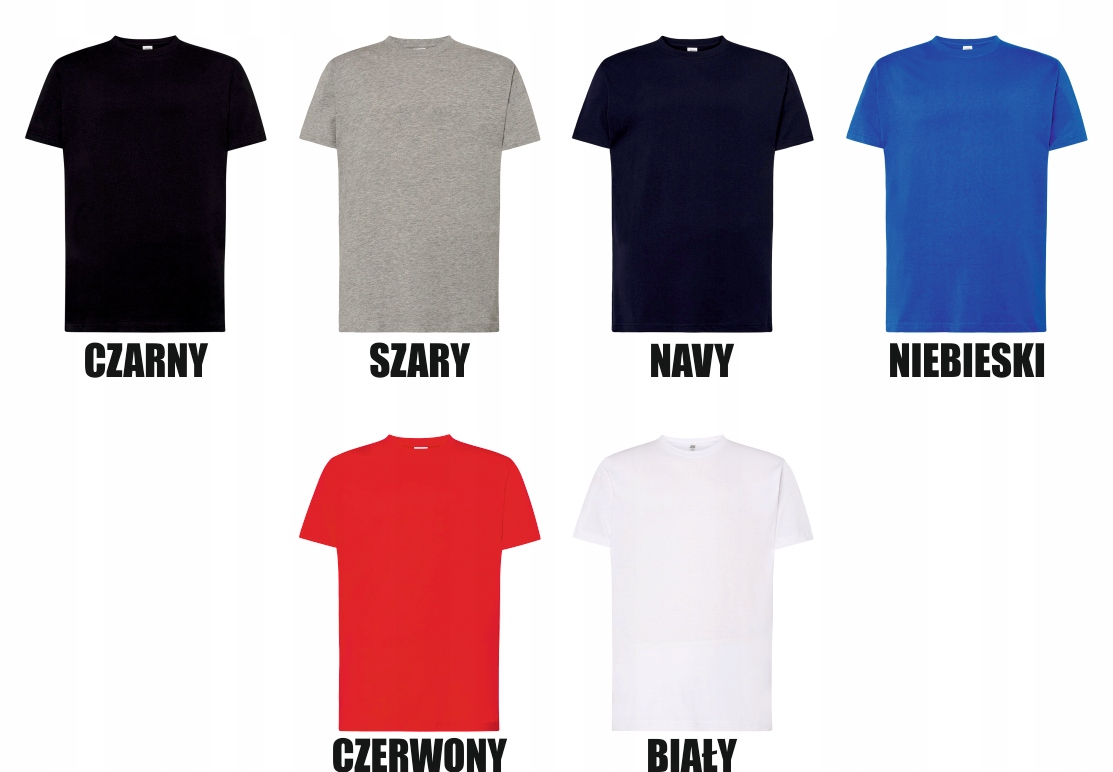 męska KOSZULKA SLIM FIT własny HAFT TWOJE LOGO NAPIS firmowa reklamowa