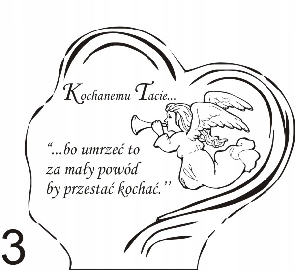 STATUETKA PODSTAWKA POD ZNICZ na grób + grawer XL