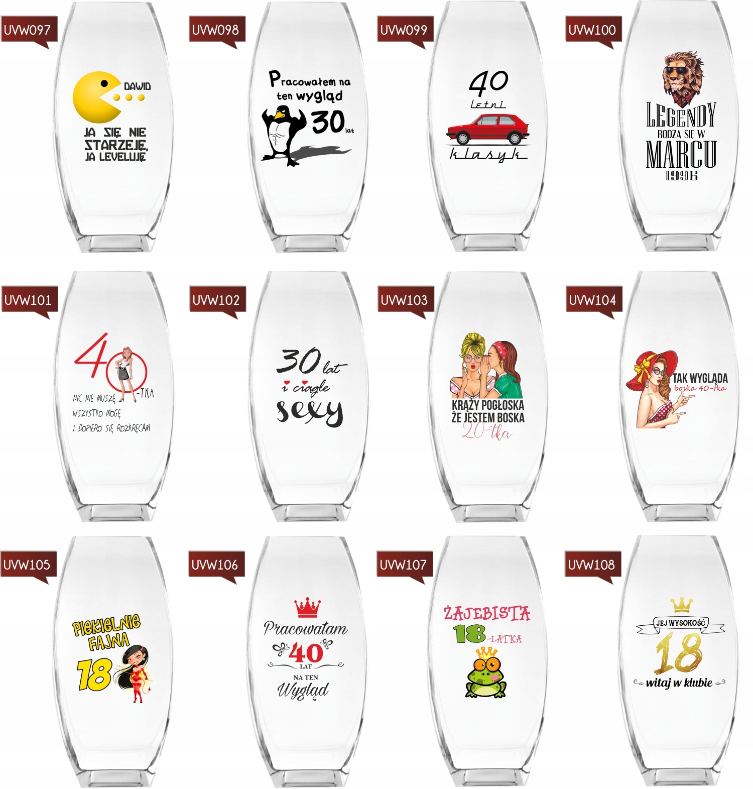 Wazon z grawerem PREZENT na ślub wesele rocznicę