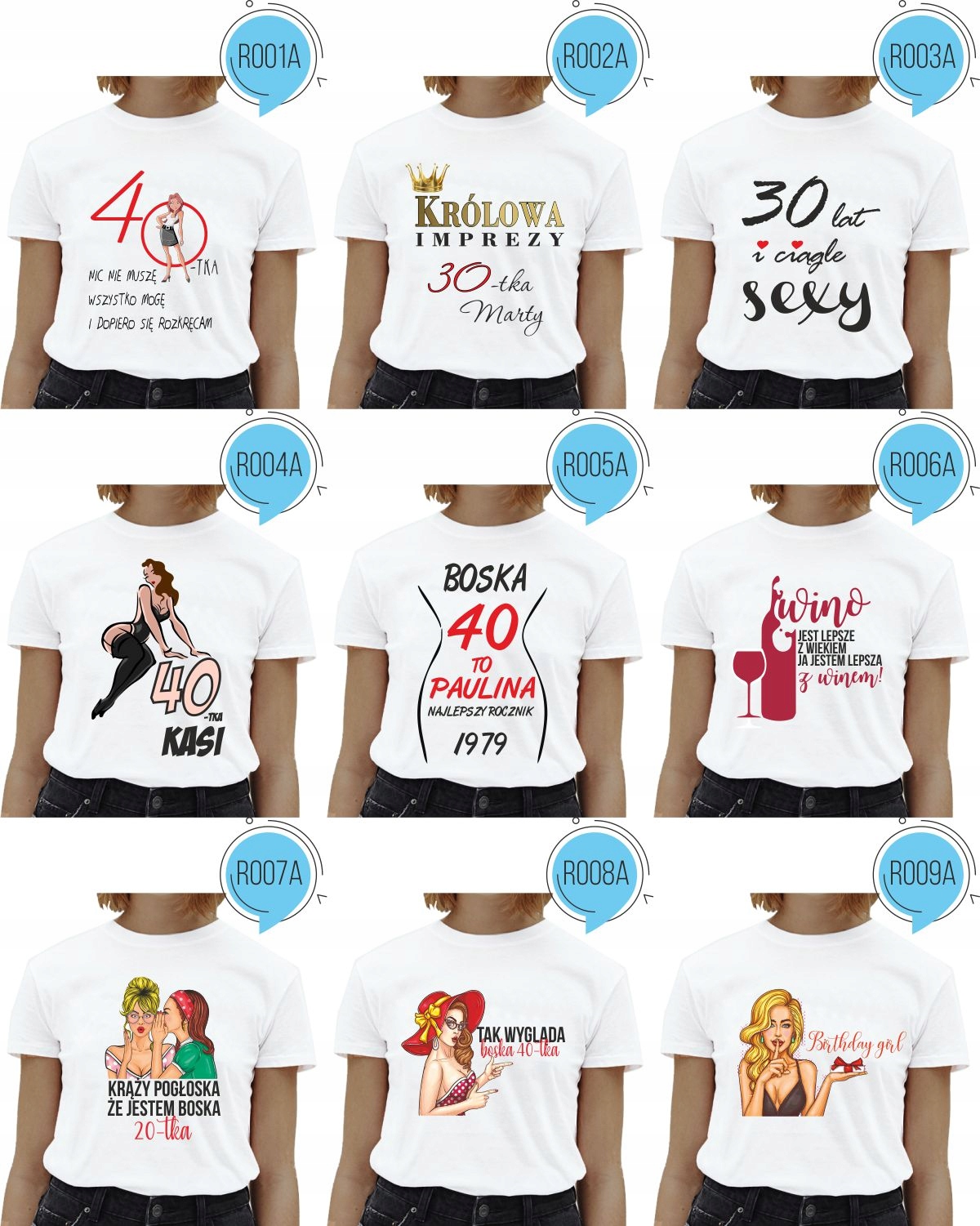 Koszulka urodzinowa JESTEM LEPSZA Z WINEM