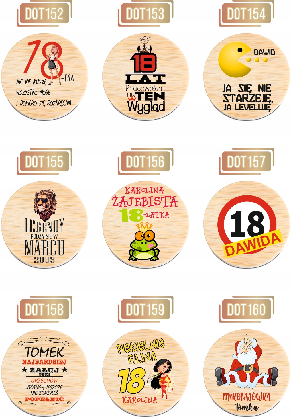 OTWIERACZ do piwa DREWNIANY personalizacja TWÓJ NAPIS PIWI DZWONI MUSZĘ IŚĆ