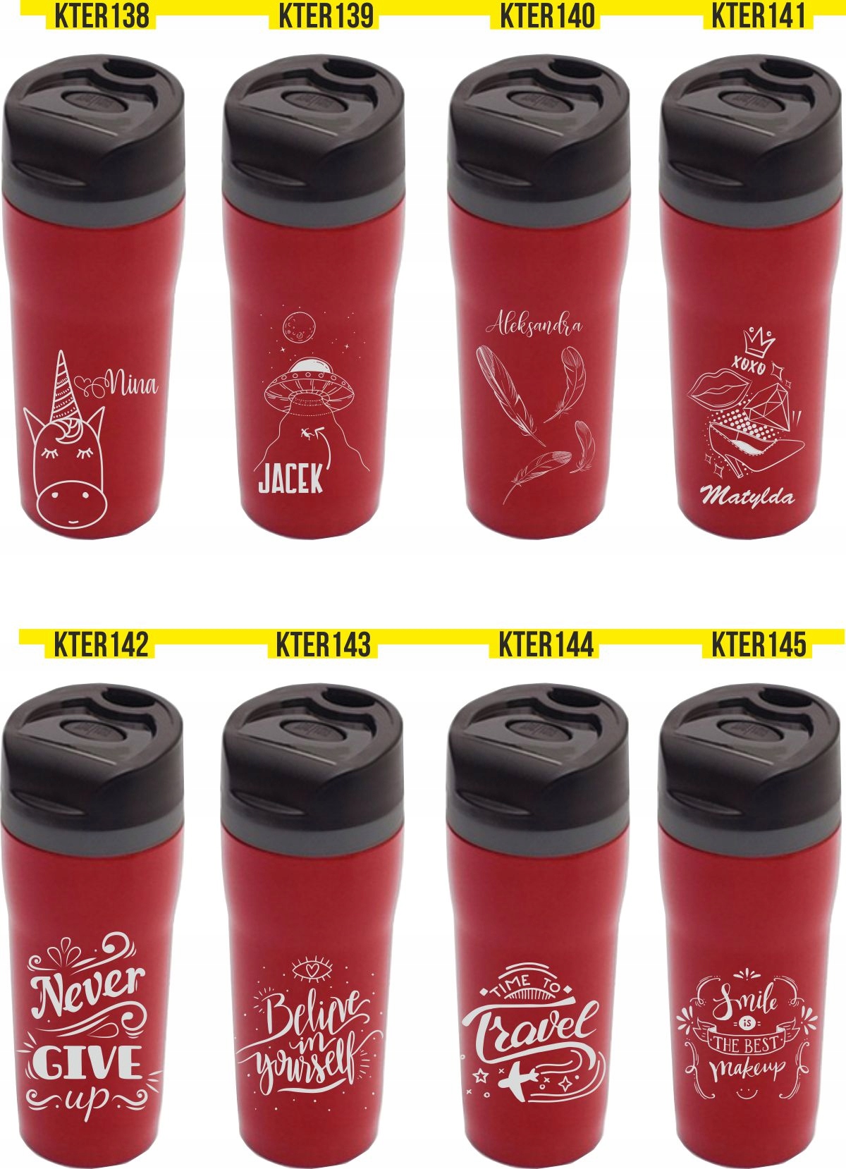 Kubek termiczny WALENTYNKI Happy Valentines gift