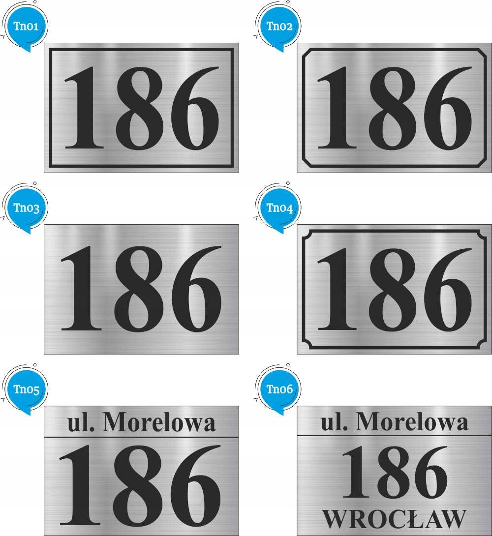 TABLICA Z NUMEREM DOMU TABLICZKA adresowa 40x30