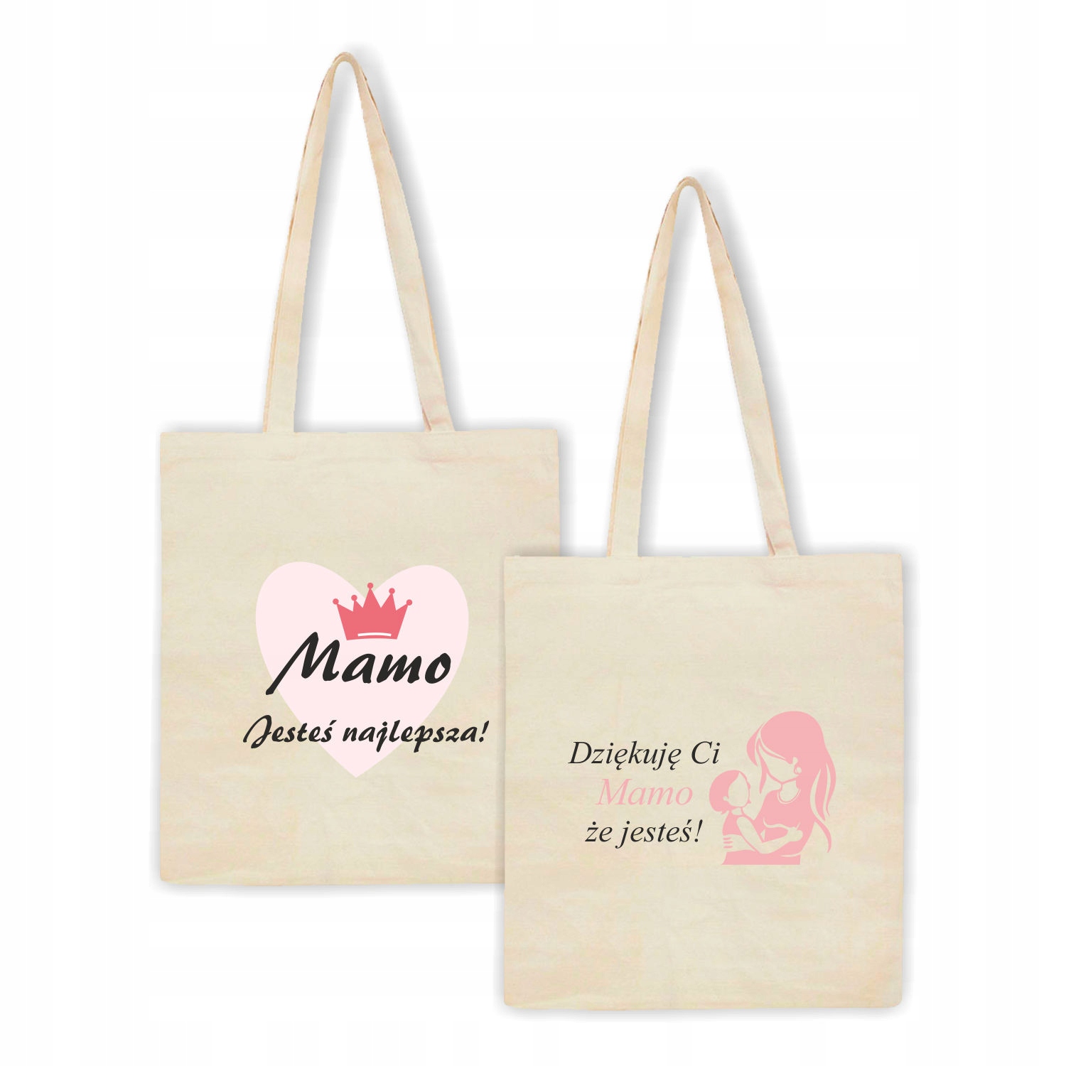 Eko Torba z nadrukiem napis MAMO JESTEŚ NAKLEPSZA