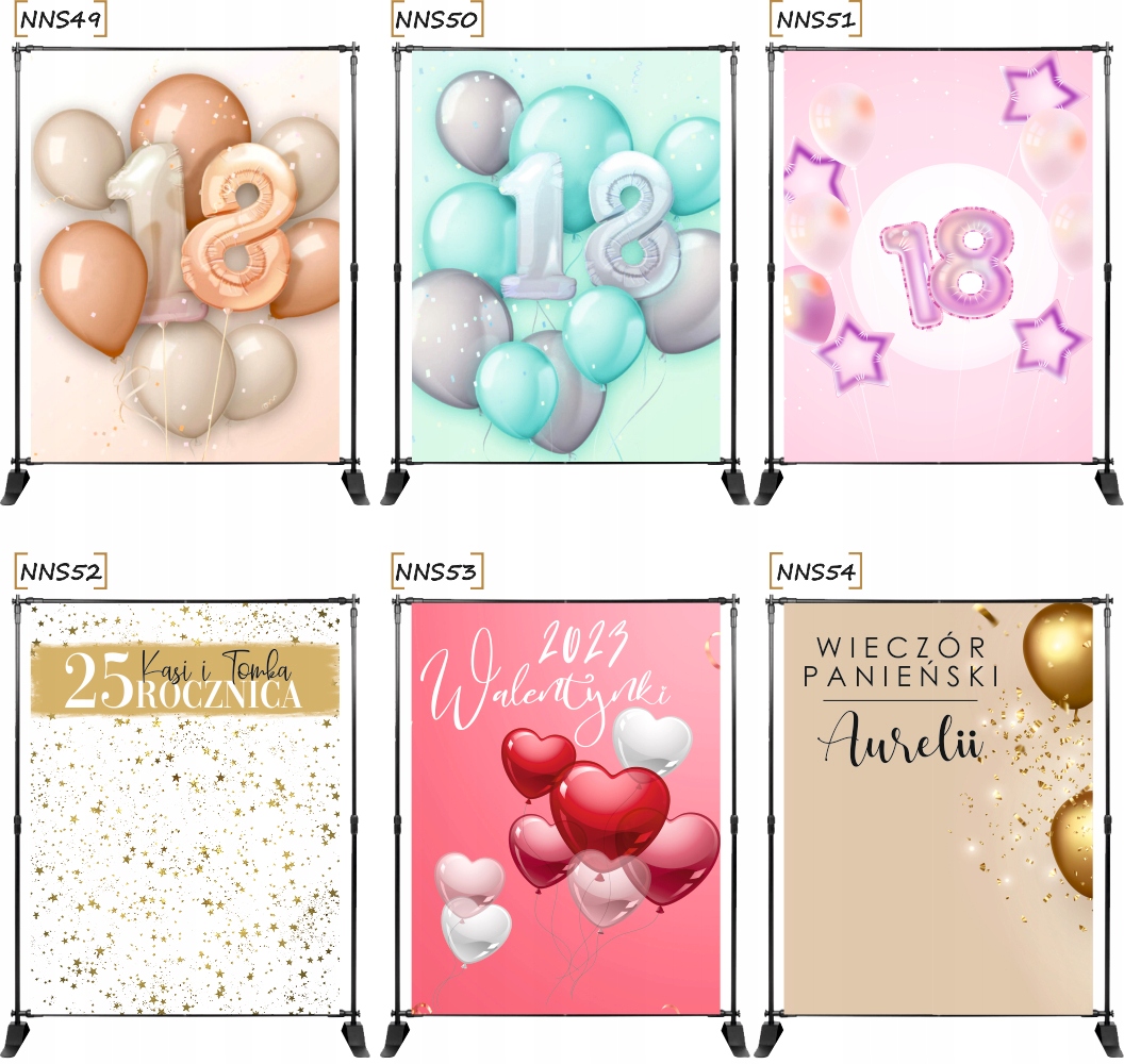 TŁO ścianka FOTO walentynki RÓŻNE WZORY