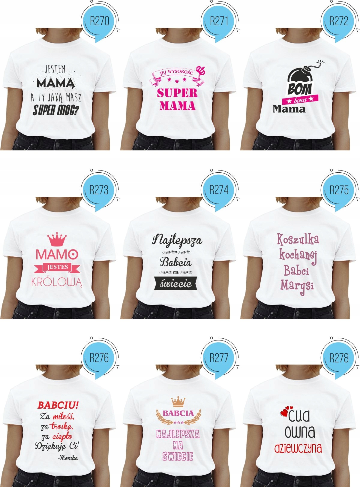 Koszulka z napisem CUTE BUT PSYCHO hit