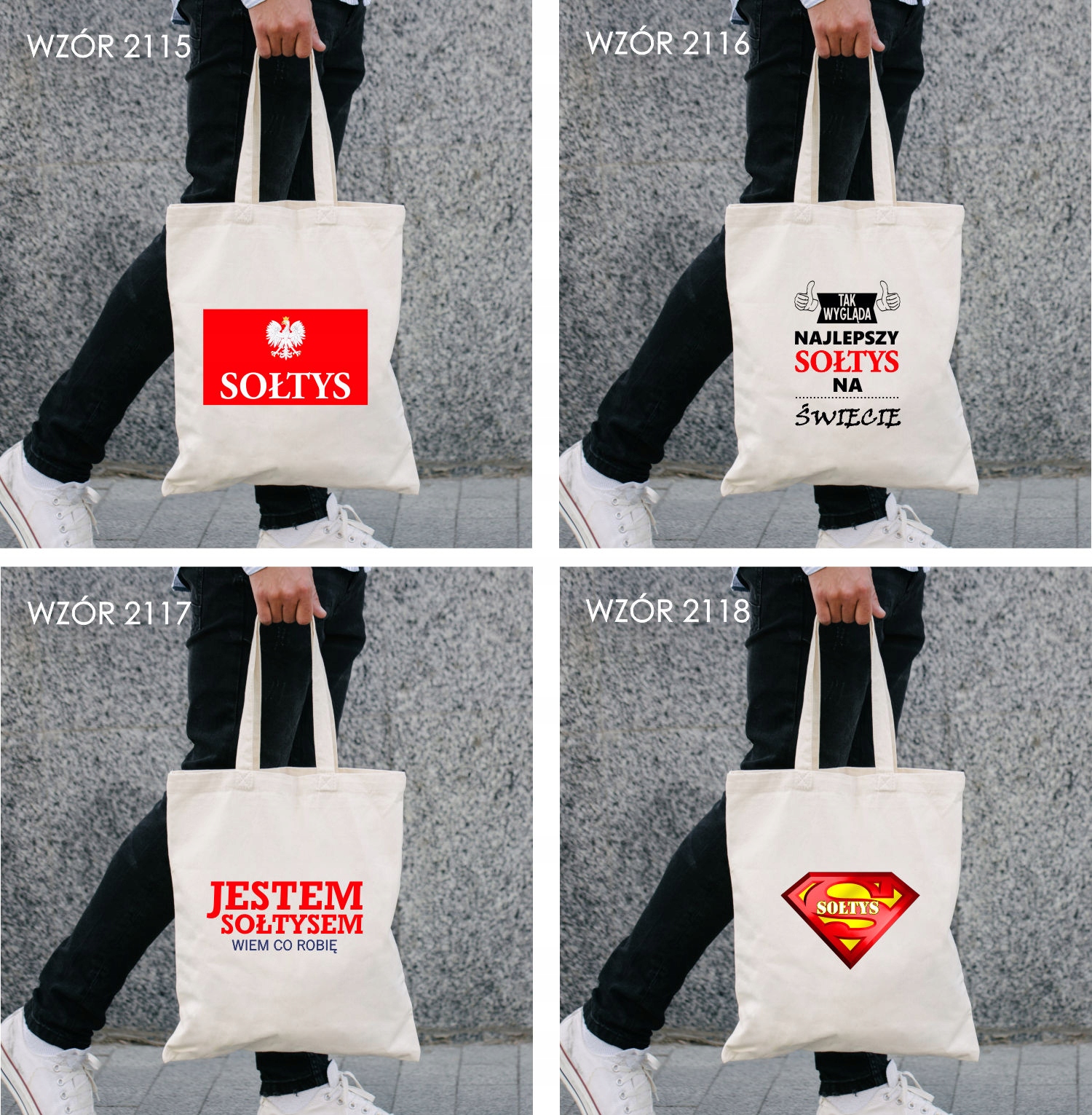 Torba z nadrukiem PREZENT NAJLEPSZY SOŁTYS