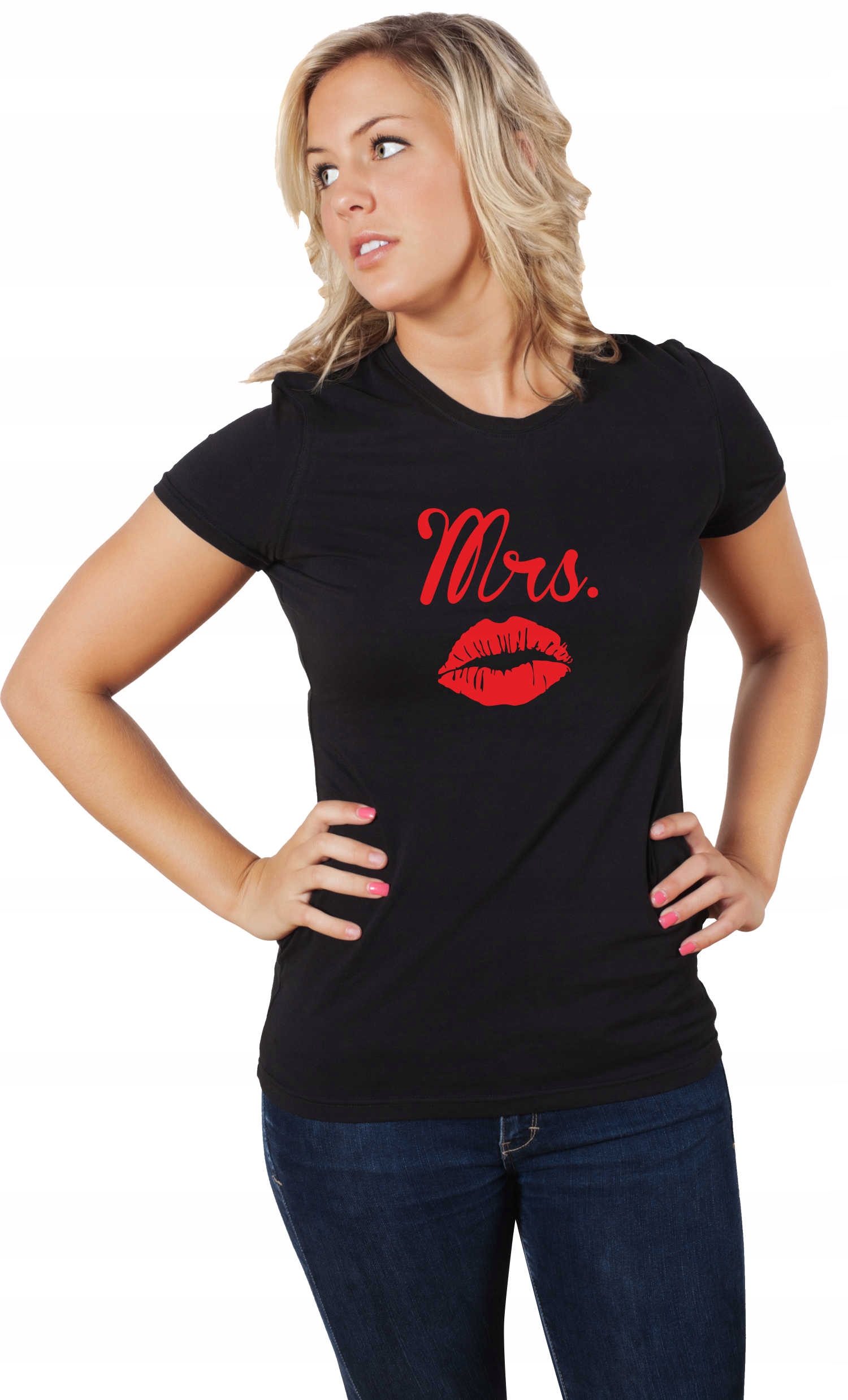 Koszulka z nadrukiem PREZENT dla dziewczyny