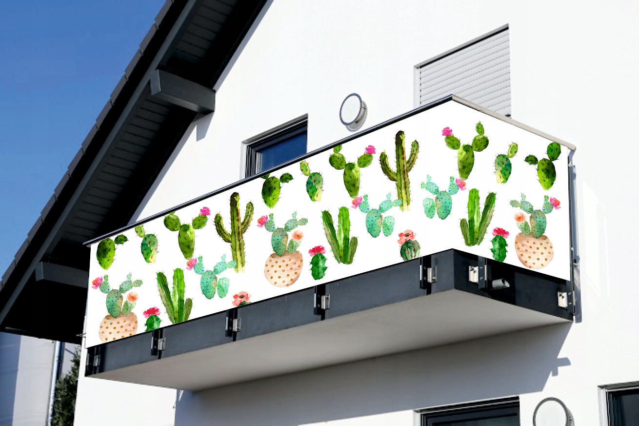 OSŁONA BALKONOWA mata na balkon siatka NA WYMIAR dużo wzorów