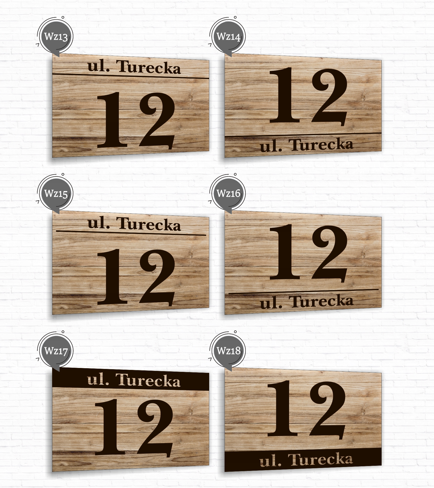 Tabliczka Tablica ADRESOWA ALUMINIOWA Numer domu posesji cyfry ulica 40x30