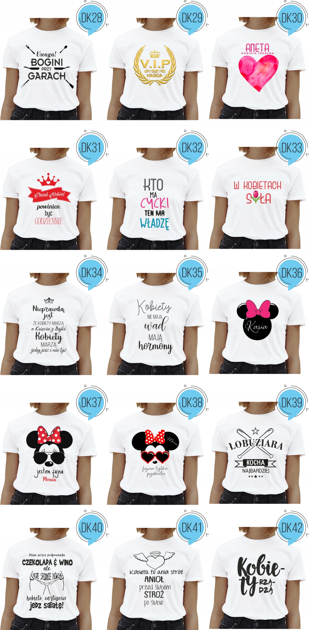 Koszulka z nadrukiem PIZZA