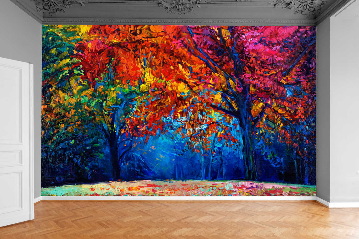 Fototapeta ARTYSTYCZNE DRZEWO LAS 370x250