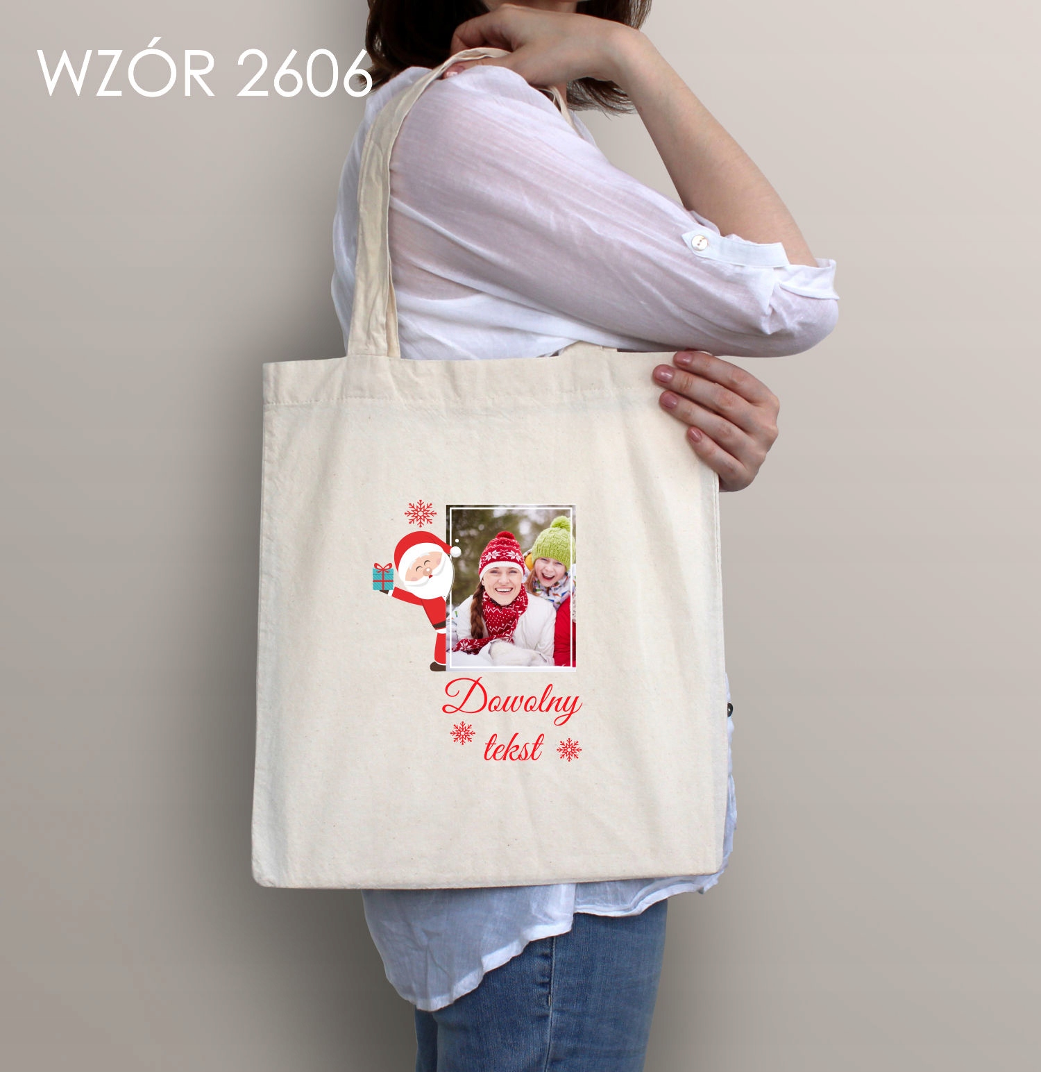 Eko Torba z imieniem PREZENT ŚWIĄTECZNY MIKOŁAJ