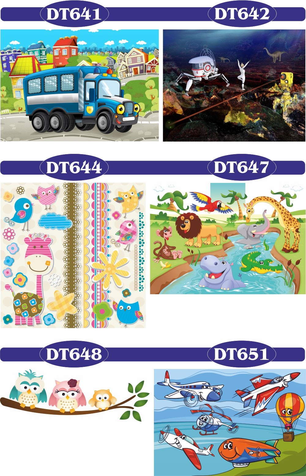 FOTOTAPETA fototapety 3D dla dzieci zwierzęta