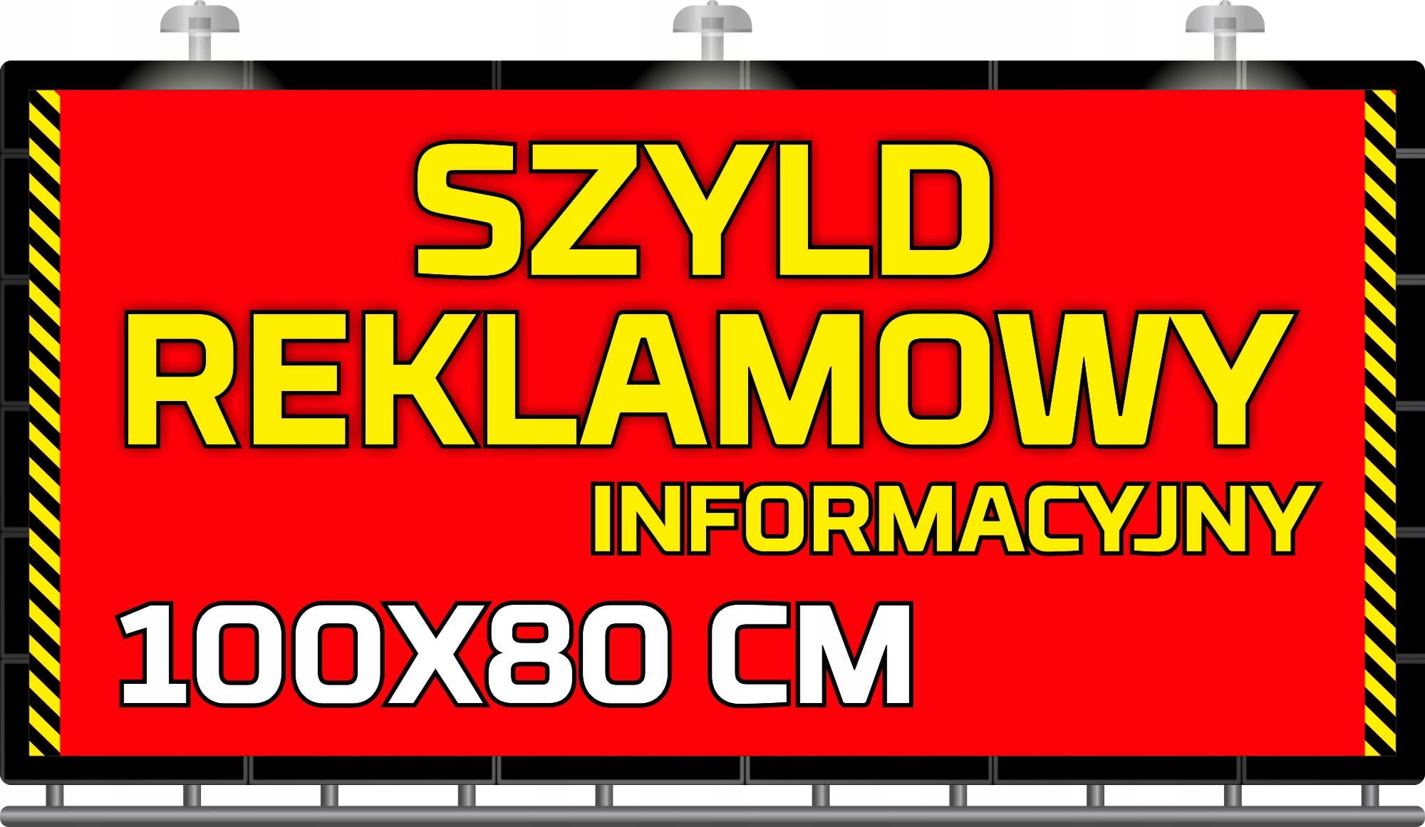 SZYLD REKLAMOWY reklama Tablica reklamowa firmowa informacyjna 100x80 cm
