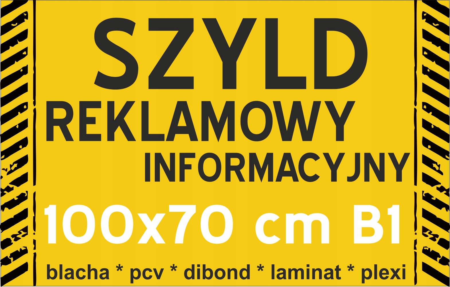 Tablica Reklamowa Szyld Nadruk Plansza B1 PCV 3mm