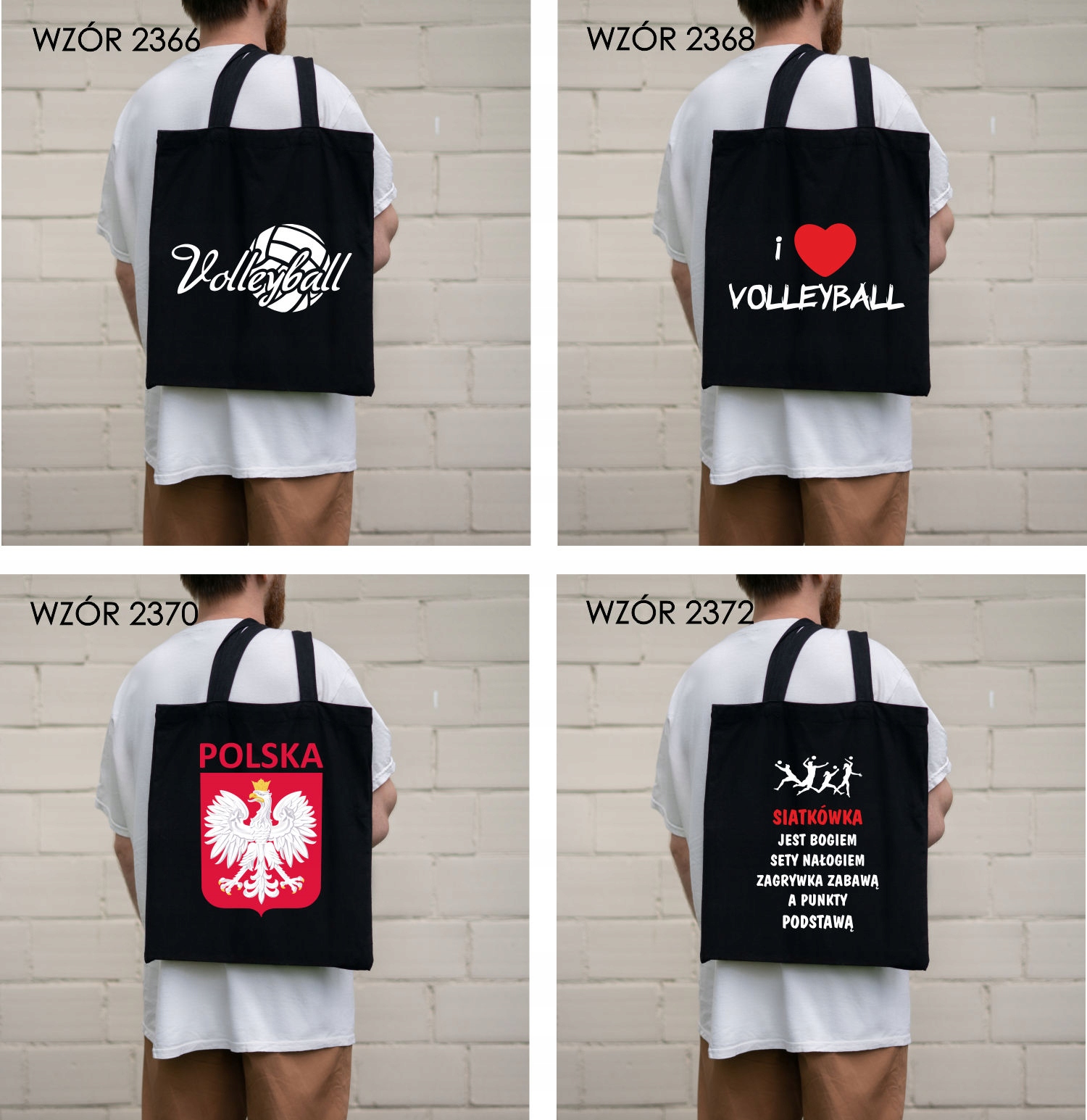 Eko Torba z nadrukiem PREZENT SPORT SIATKÓWKA