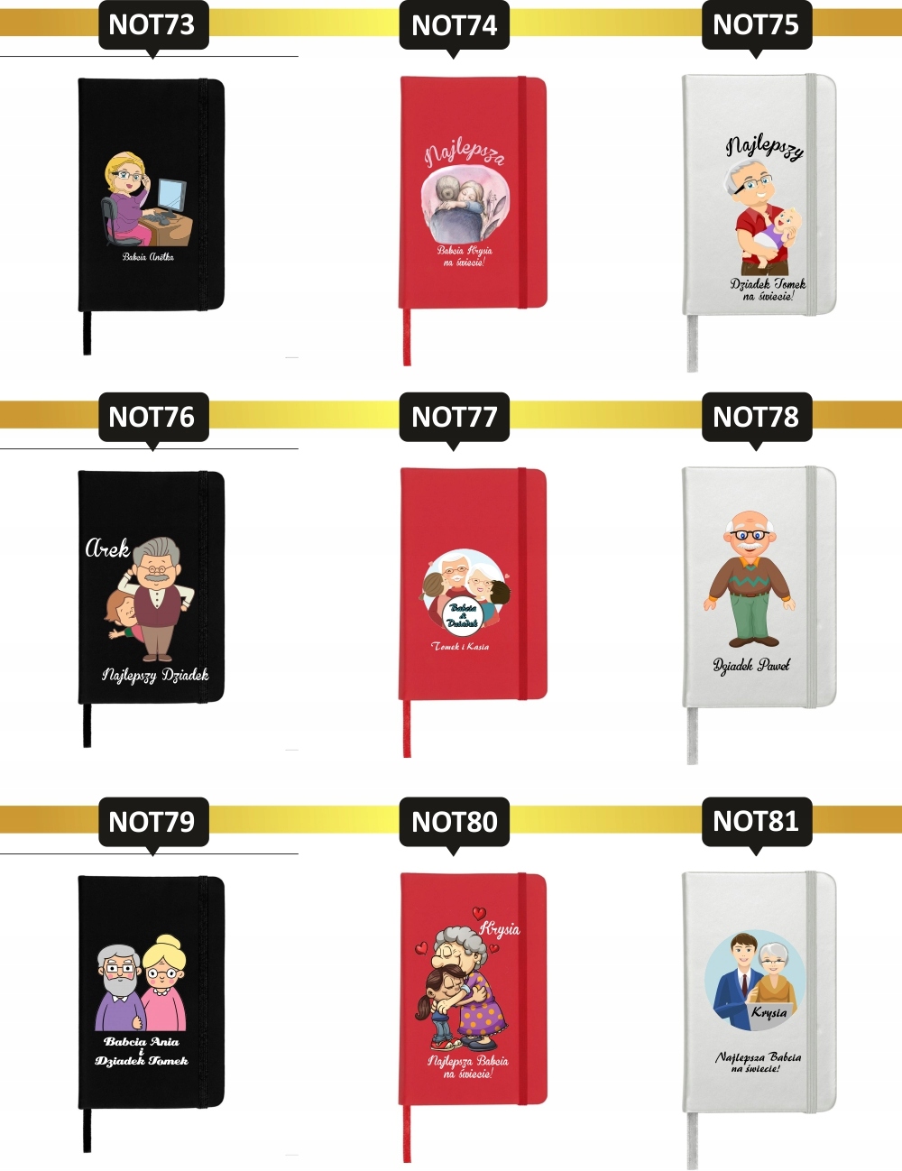 Notes z nadrukiem na DZIEŃ KOBIET dla siostry