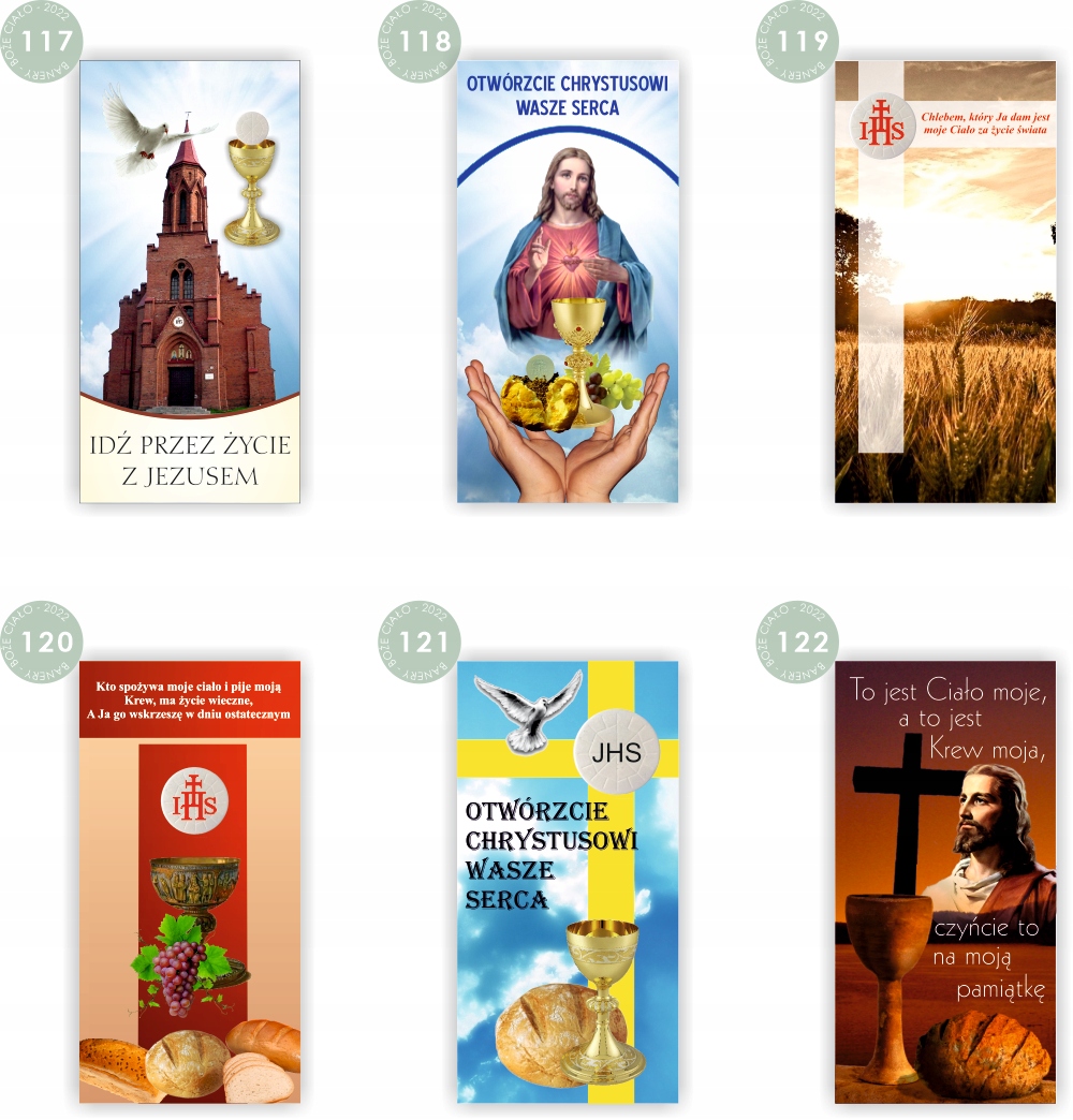 BOŻE CIAŁO Baner Plandeka 200x100 cm dekoracja