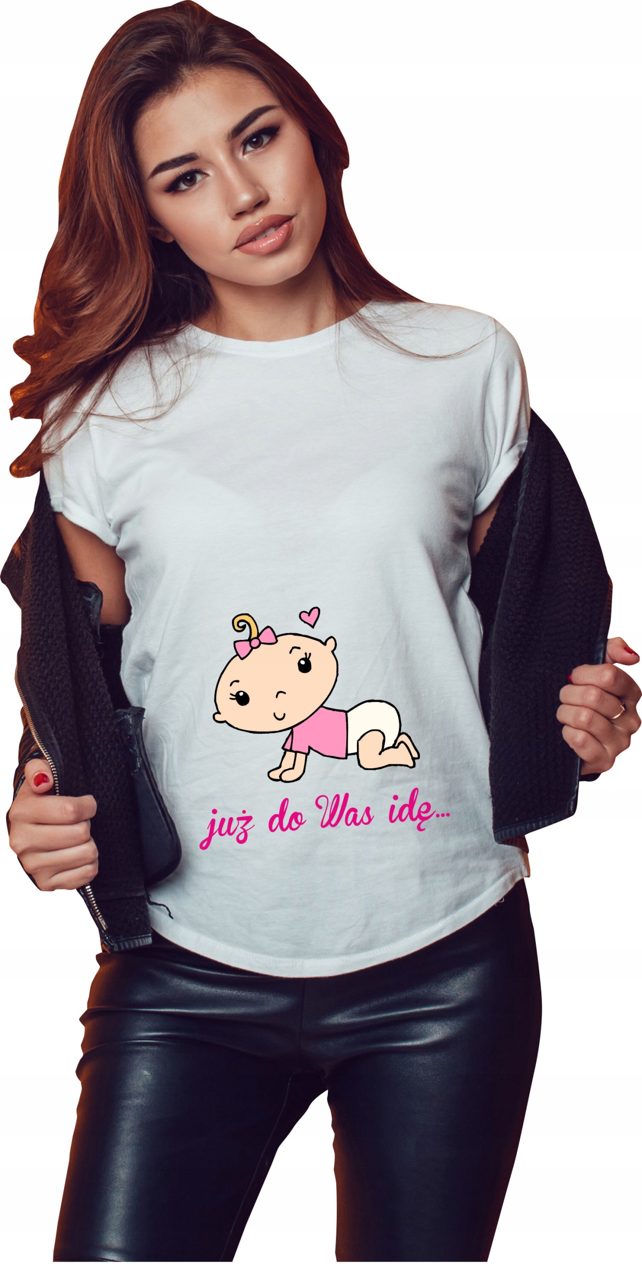 Koszulka z nadrukiem PREZENT dla mamy DZIECKO