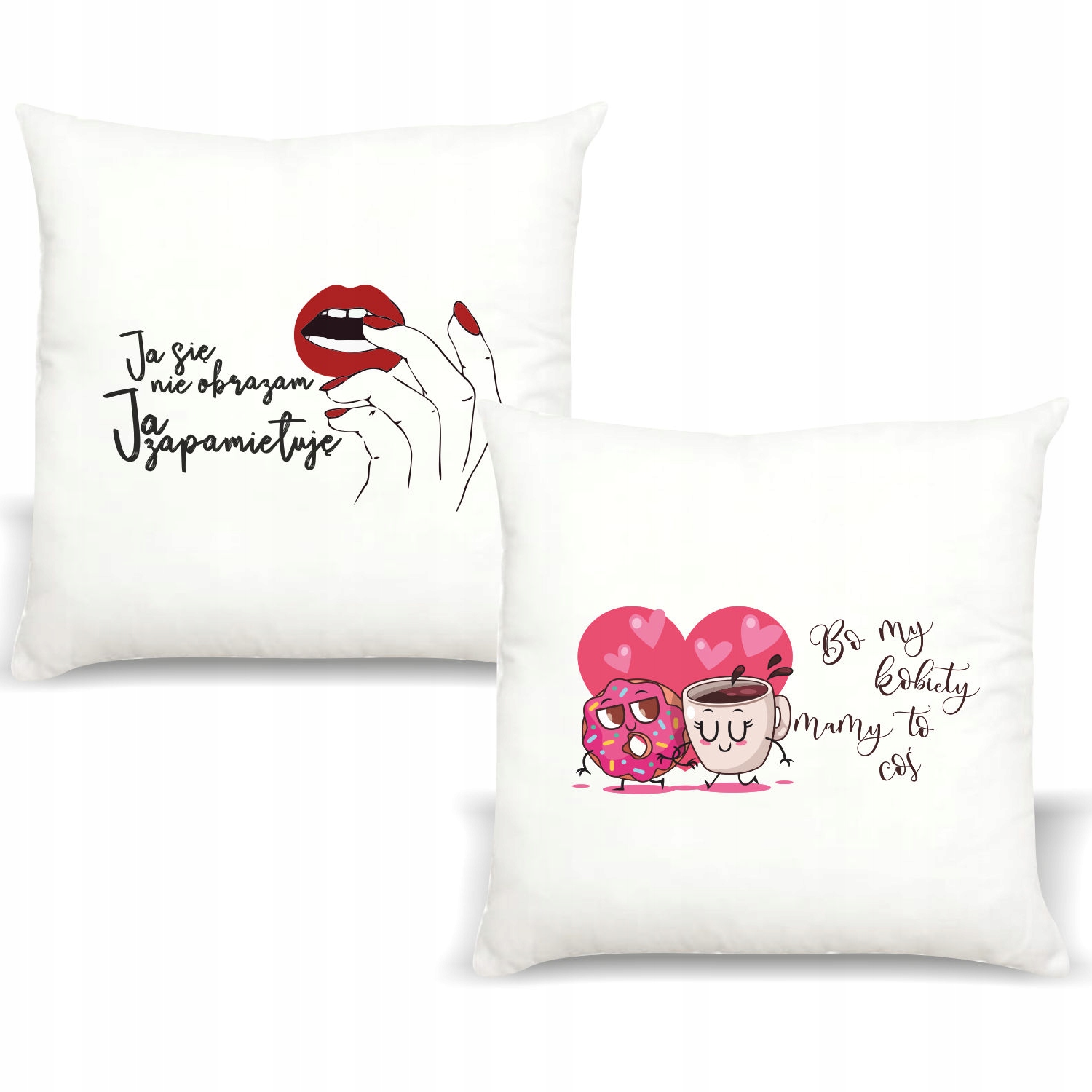 Poduszka z nadrukiem PREZENT JA SIĘ NIE OBRAŻAM